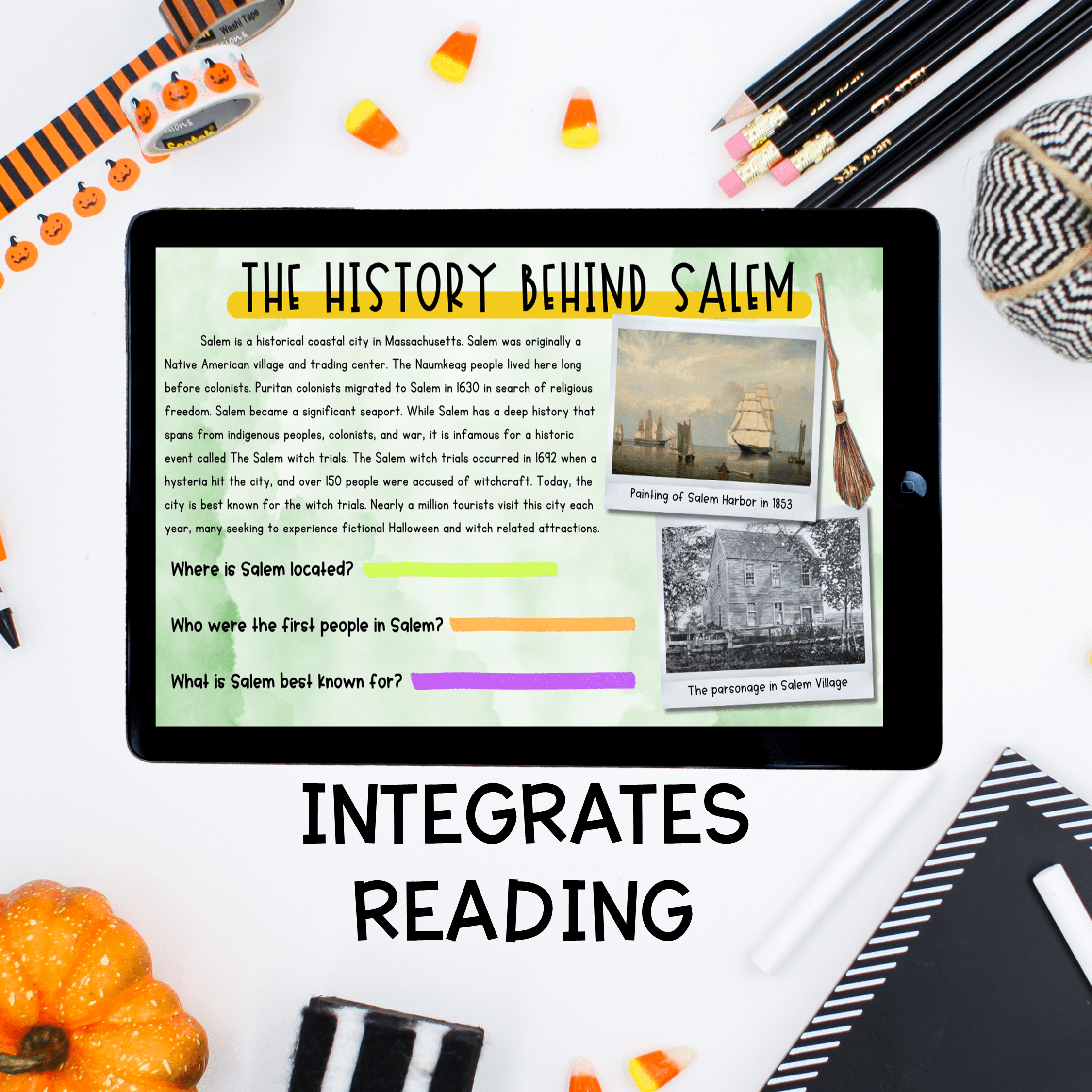 Salem Witch Trials Virtual Field Trip Digital Resource Halloween Activities - Image 3