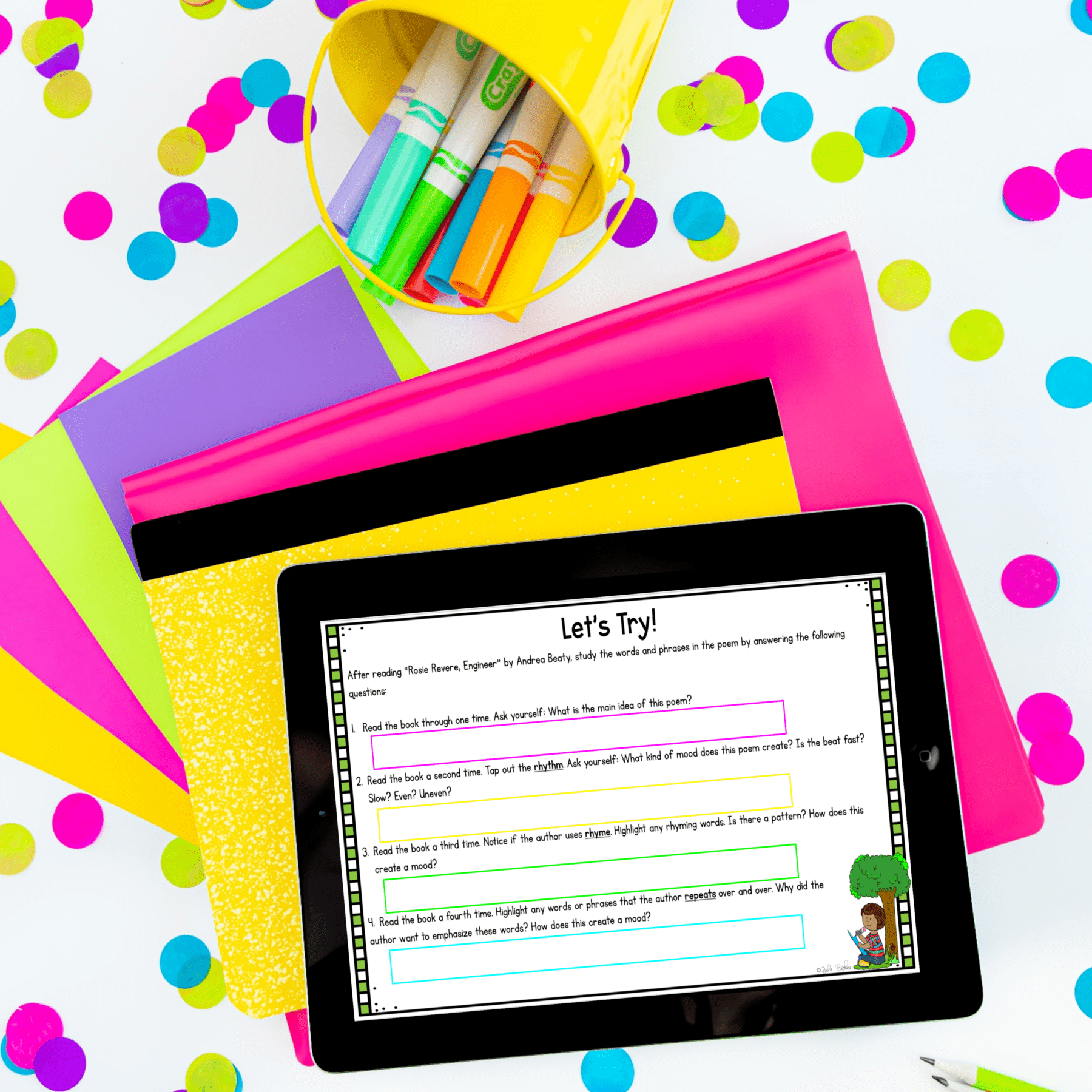 Digital Mini Lessons - Words & Phrases - RL.2.4 - Image 4