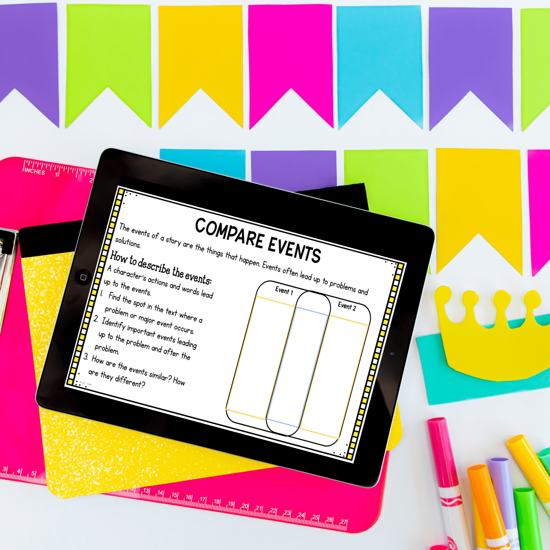 Digital Mini Lessons - Compare Story Elements - RL.5.3 - Image 5