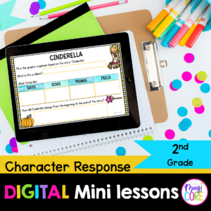 Character Response Skill Pack Bundle - RL.2.3 - Print & Digital