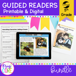 5th Grade Differentiated Guided Reading Small Group Lessons & Readers Full Year