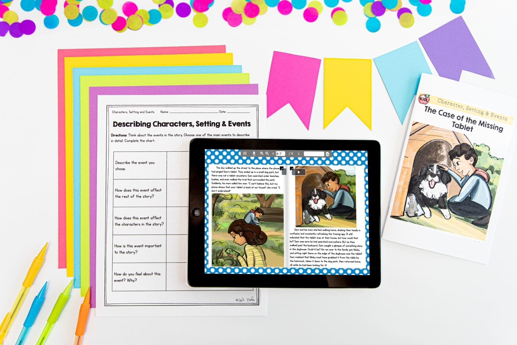 4th Grade Guided Reading Small Group Books, Lessons, Worksheets Print & Digital - Image 4