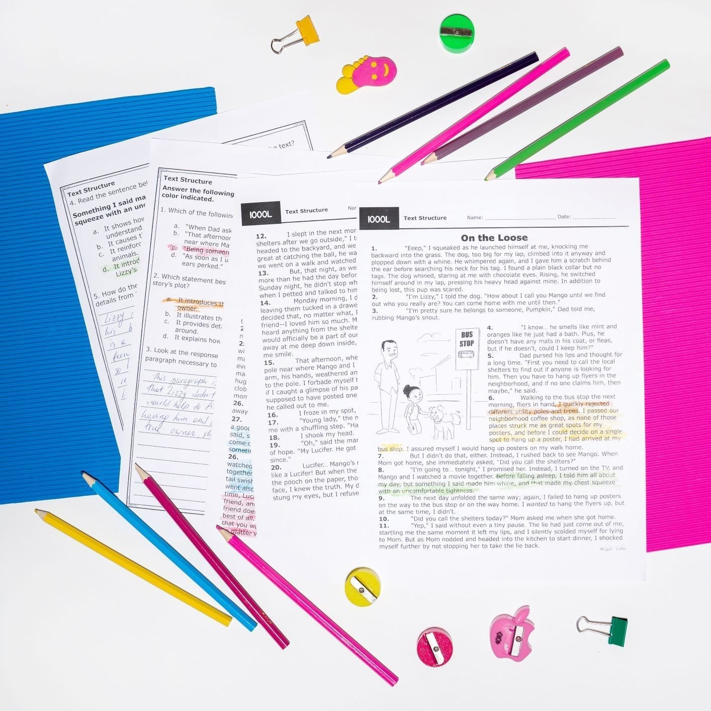 Text Structure Stories & Poems 6th Grade Reading Comprehension Passages RL.6.5 - Image 3