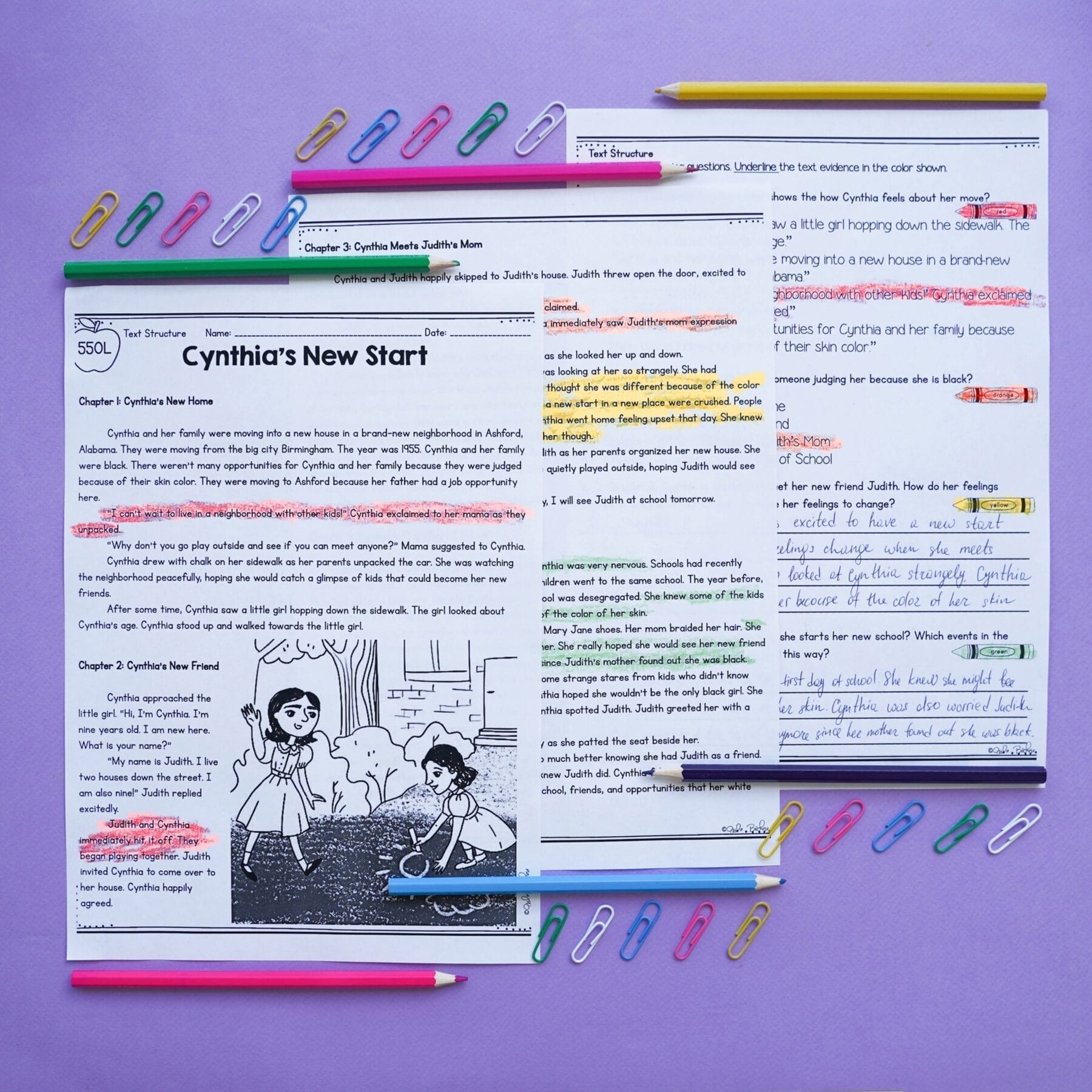 Text Structure in Literature Skill Pack Bundle – RL.3.5 – Print & Digital - Image 5