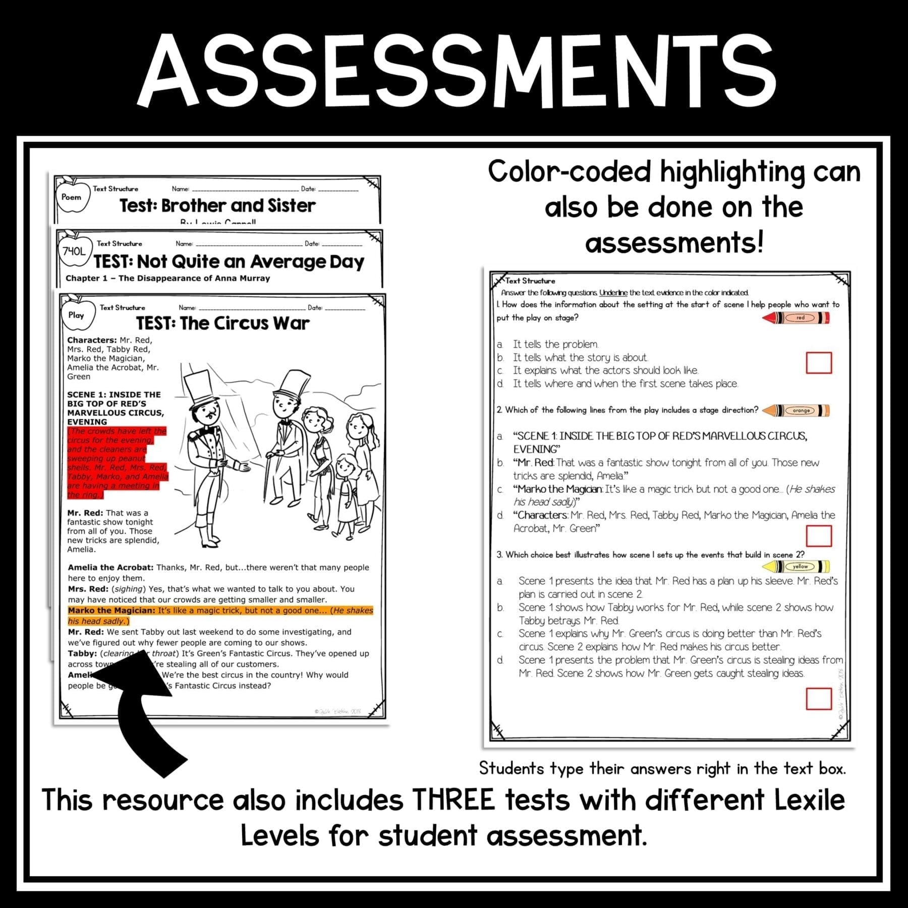 Literature Structure Skill Pack Bundle – RL.4.5 & RL.5.5 – Print & Digital - Image 8