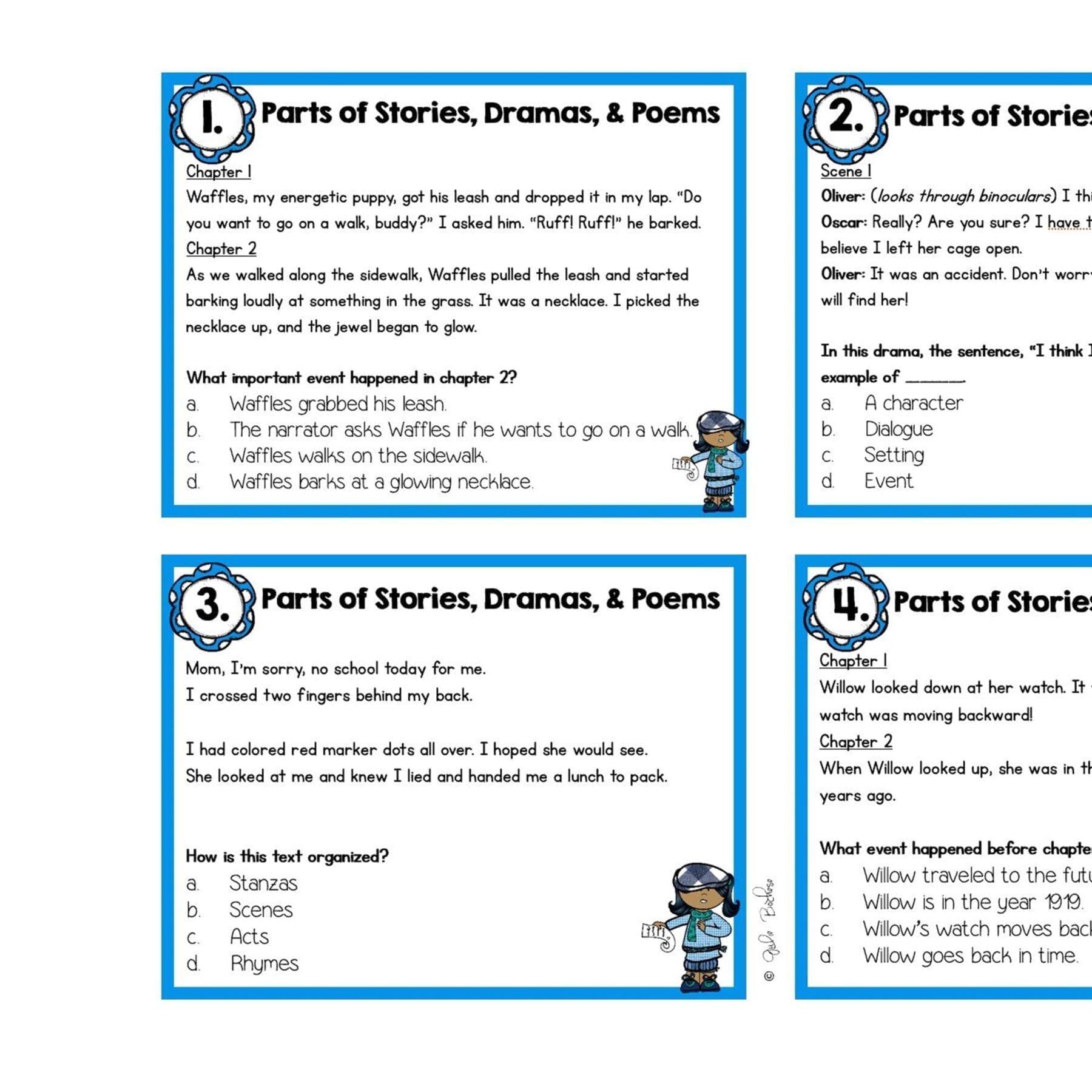 Text Structure in Literature Skill Pack Bundle – RL.3.5 – Print & Digital - Image 7