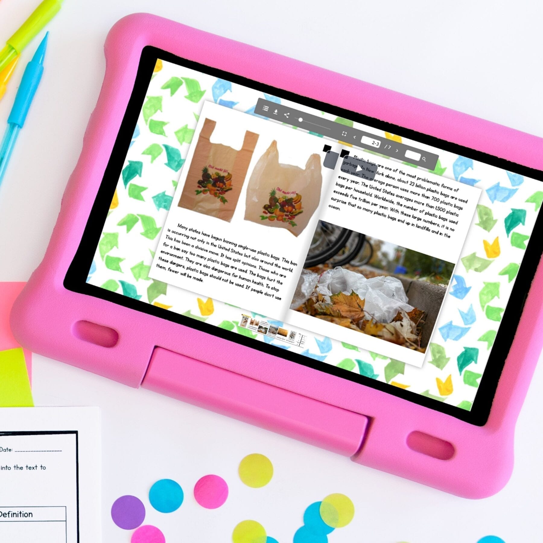 Guided Reading Packet: Context Clues - 4th & 5th Grade RI.4.4 & RI.5.4 - Printable & Digital - Image 4