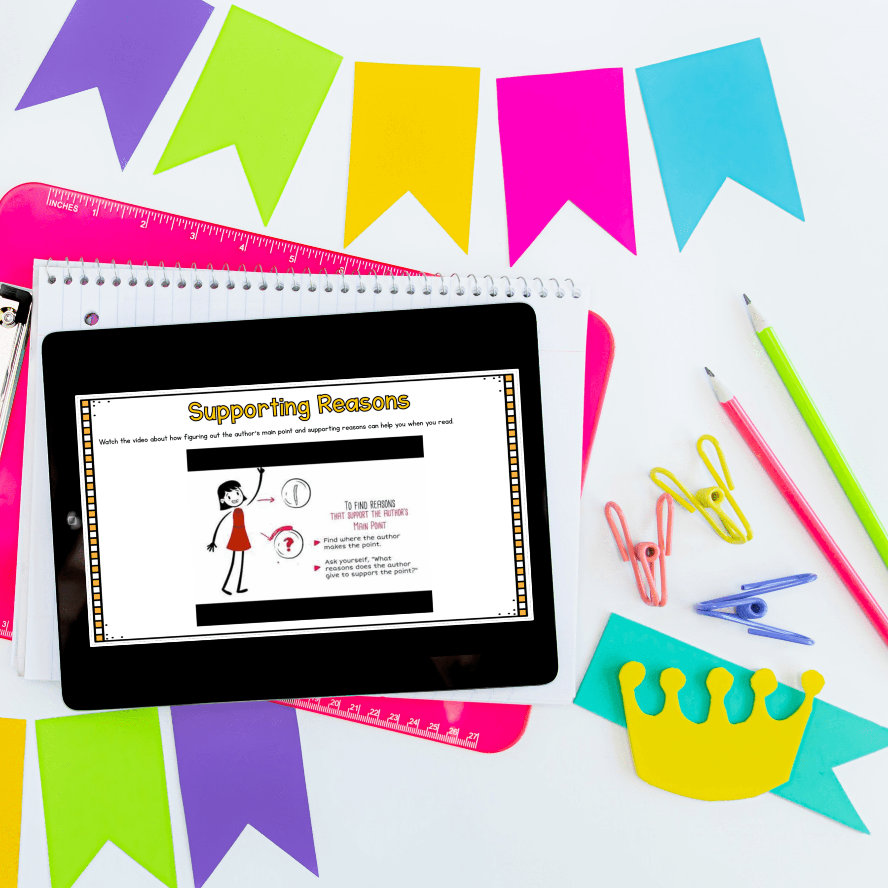 Digital Mini Lessons - Supporting Reasons - RI.2.8 - Image 2
