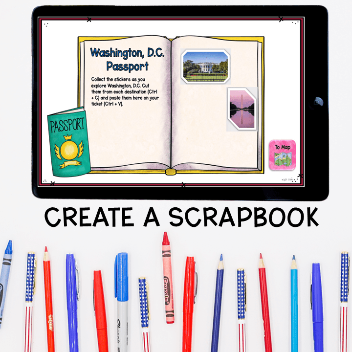 Virtual Field Trip Washington, DC Google Slides Digital Resource Activities - Image 4