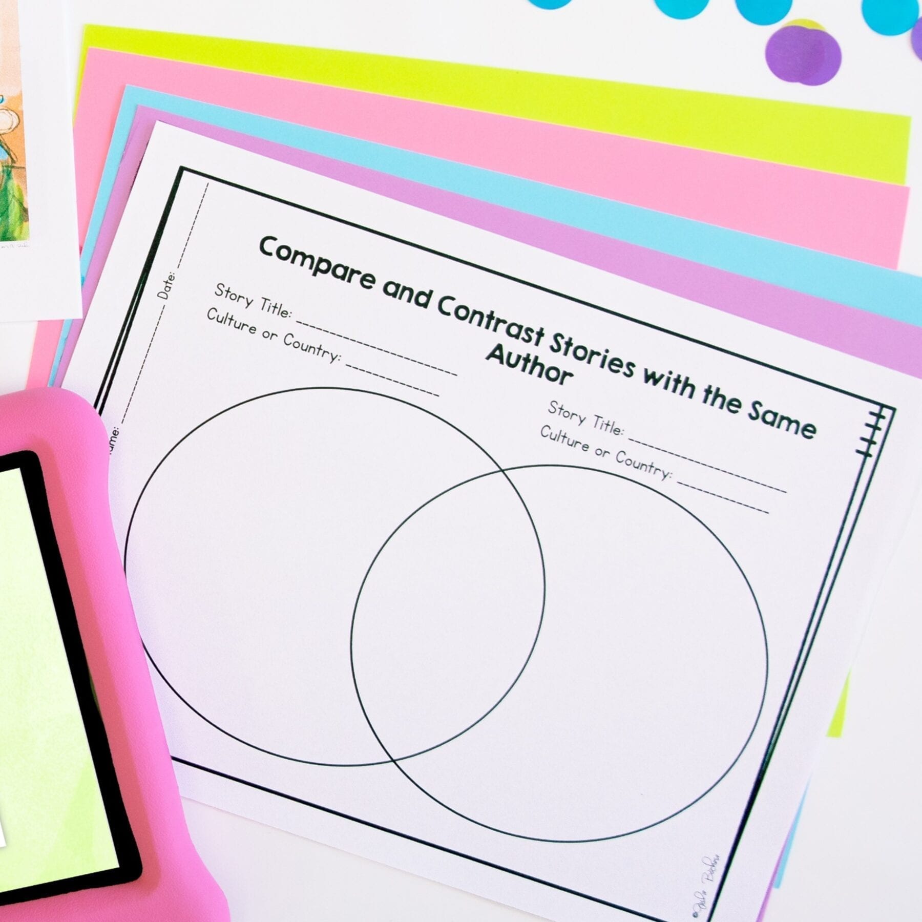 Guided Reading Packet: Compare Stories From the Same Author - 3rd Grade RL.3.9 - Printable & Digital Formats - Image 2
