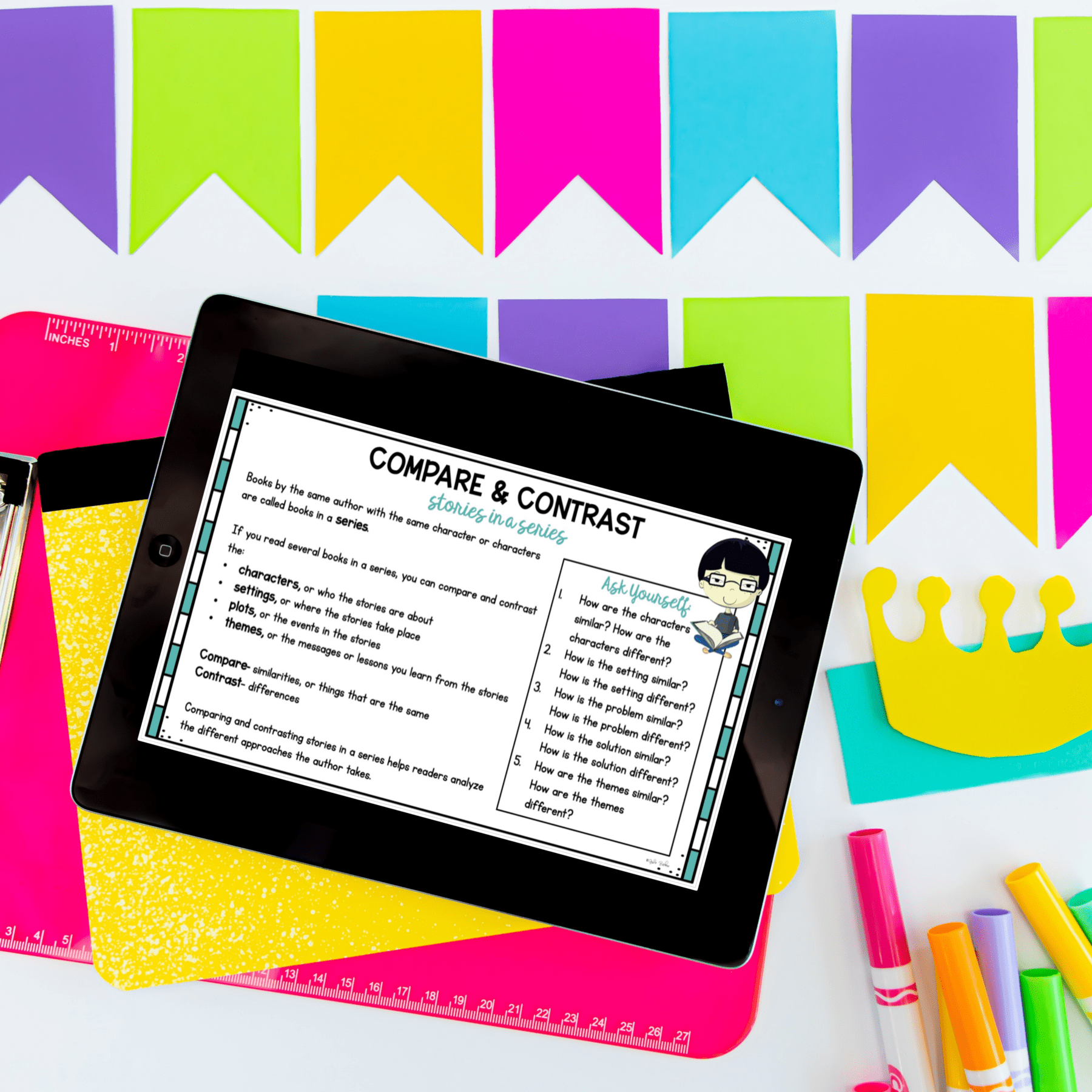 Digital Mini Lessons - Compare & Contrast - RL.3.9 - Image 2
