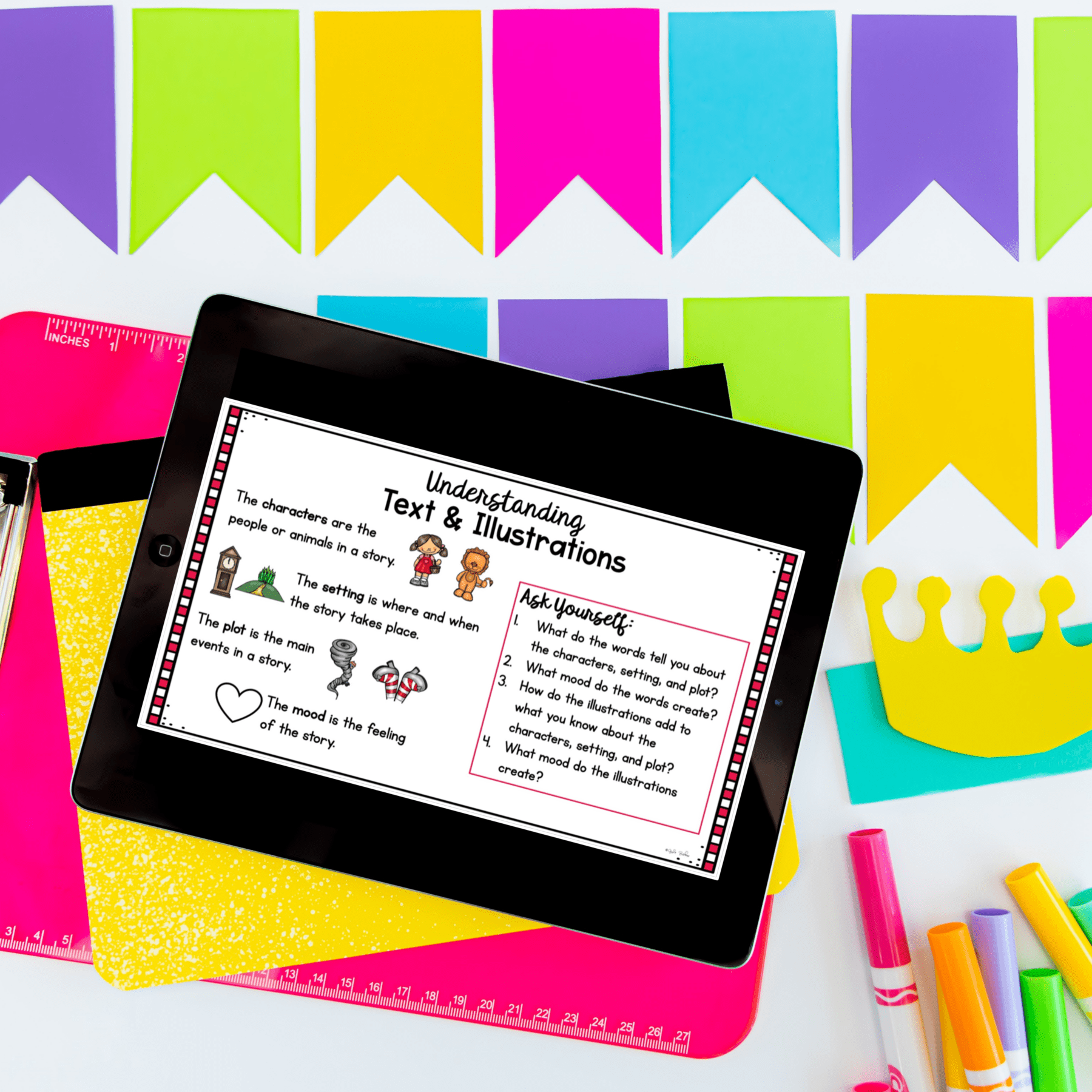 Digital Mini Lessons - Illustrations & Words - RL.2.7 & RL.3.7 - Image 2