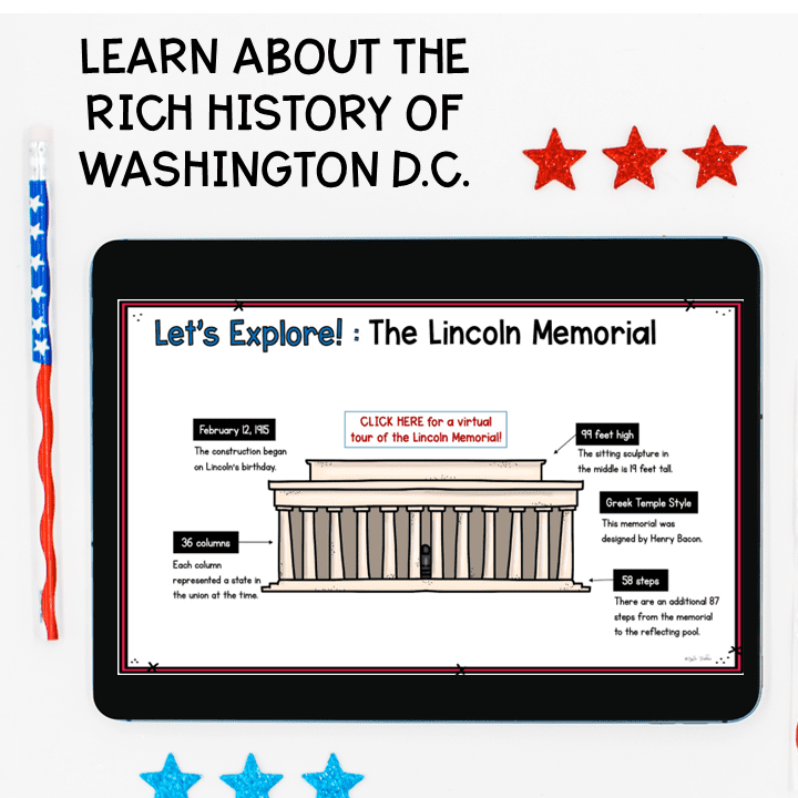 Virtual Field Trip Washington, DC Google Slides Digital Resource Activities - Image 7