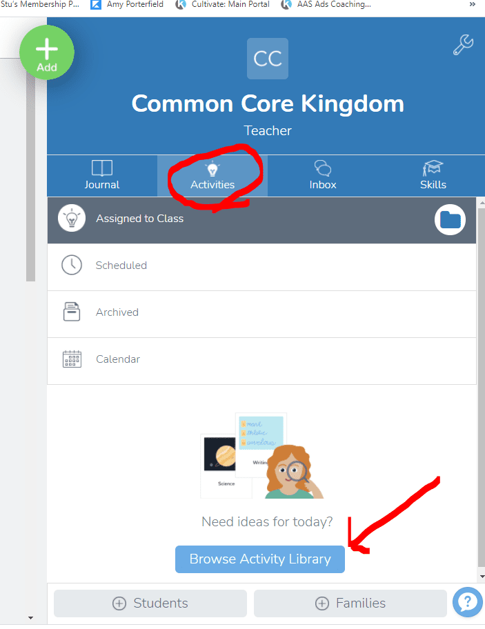 Image showing how to use seesaw to assign tasks