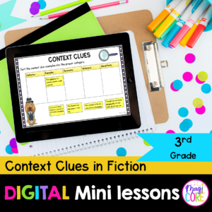 Digital Lessons: Context Clues - RL.3.4 - Google Slides & Seesaw