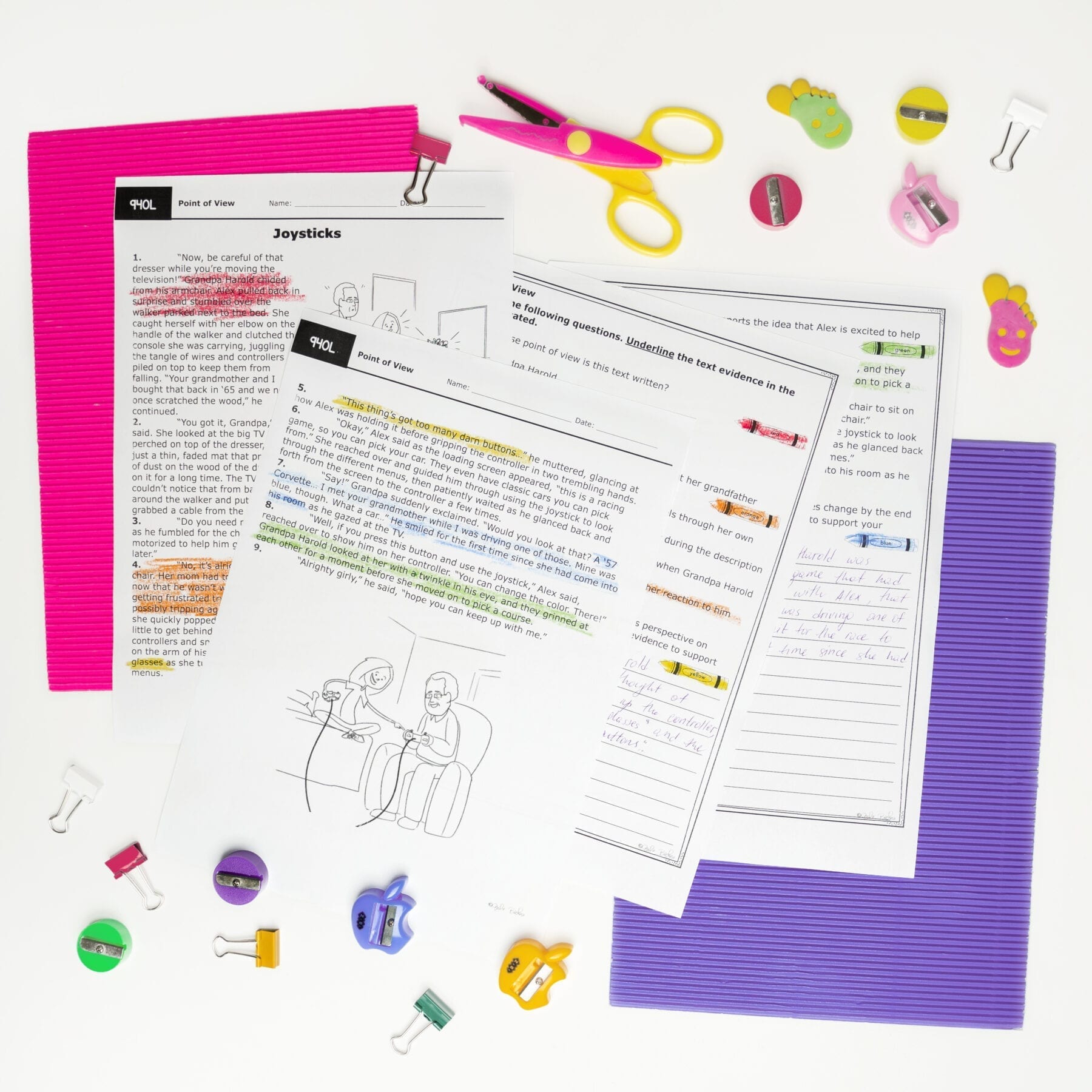 Point of View in Literature - 6th Grade Reading Comprehension Passages RL.6.6 - Image 4
