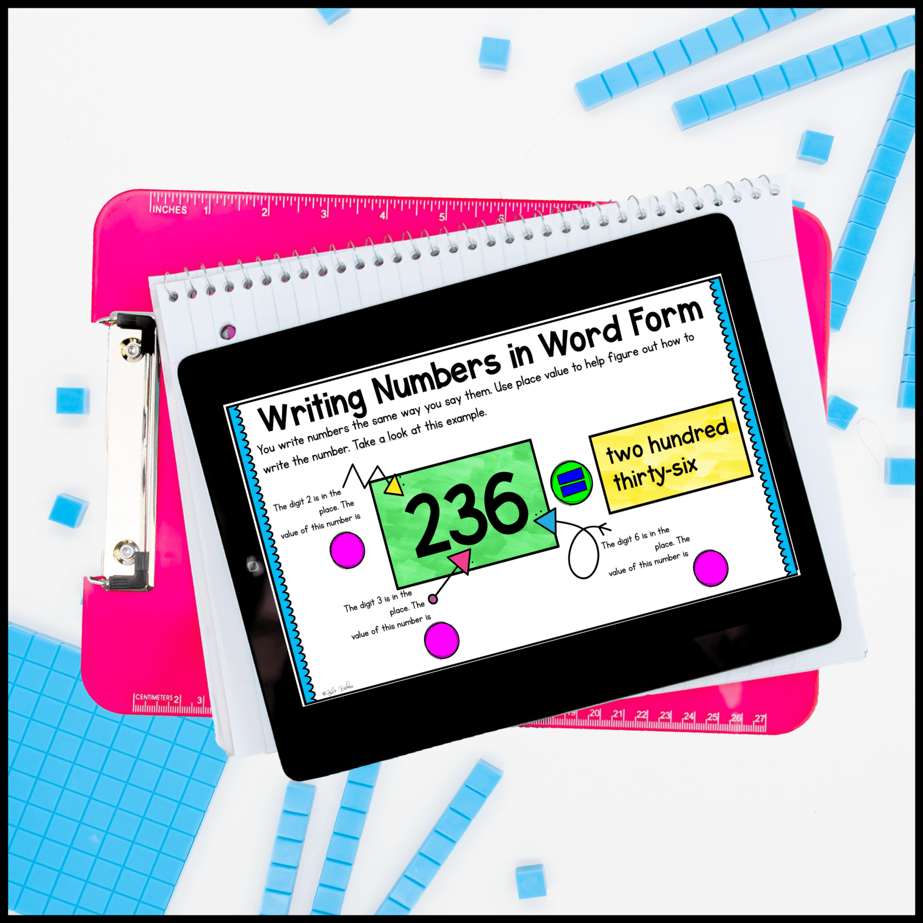 Read & Write Numbers to 1000 - 2nd Grade Math Digital Mini Lesson - 2.NBT.A.3 - Image 2