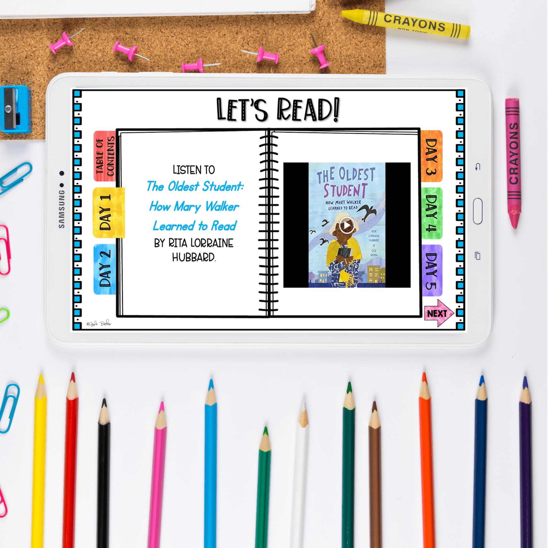 Mentor Text Unit The Oldest Student with Google Slides Distance Learning - Image 2