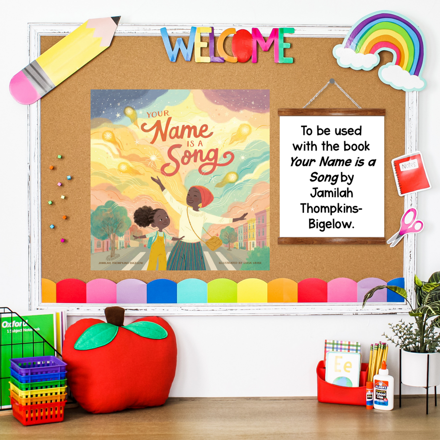 Your Name is a Song Mentor Text Unit with Google Slides Distance Learning - Image 2