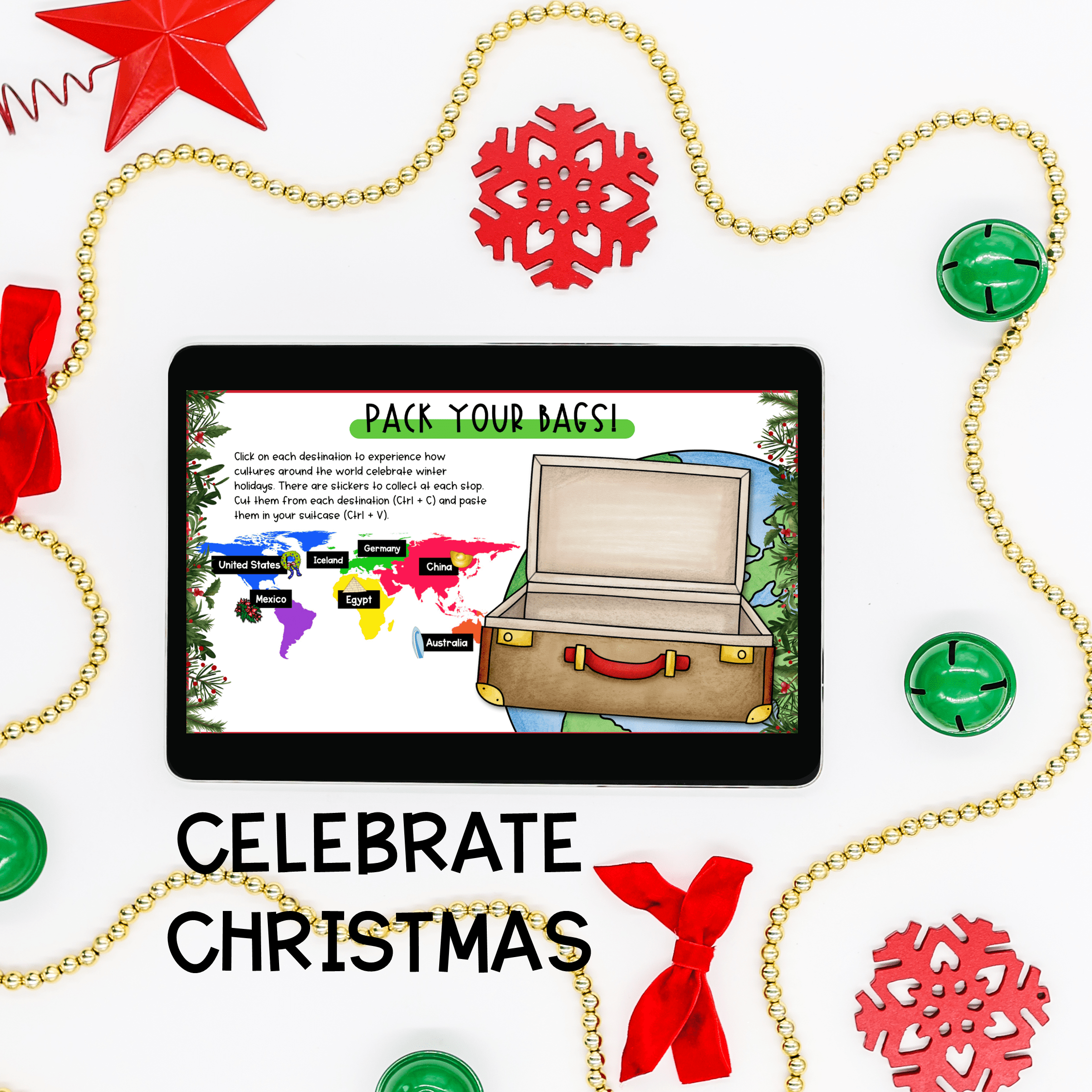Christmas Holidays Around the World Virtual Field Trip Digital Resource Activity - Image 2