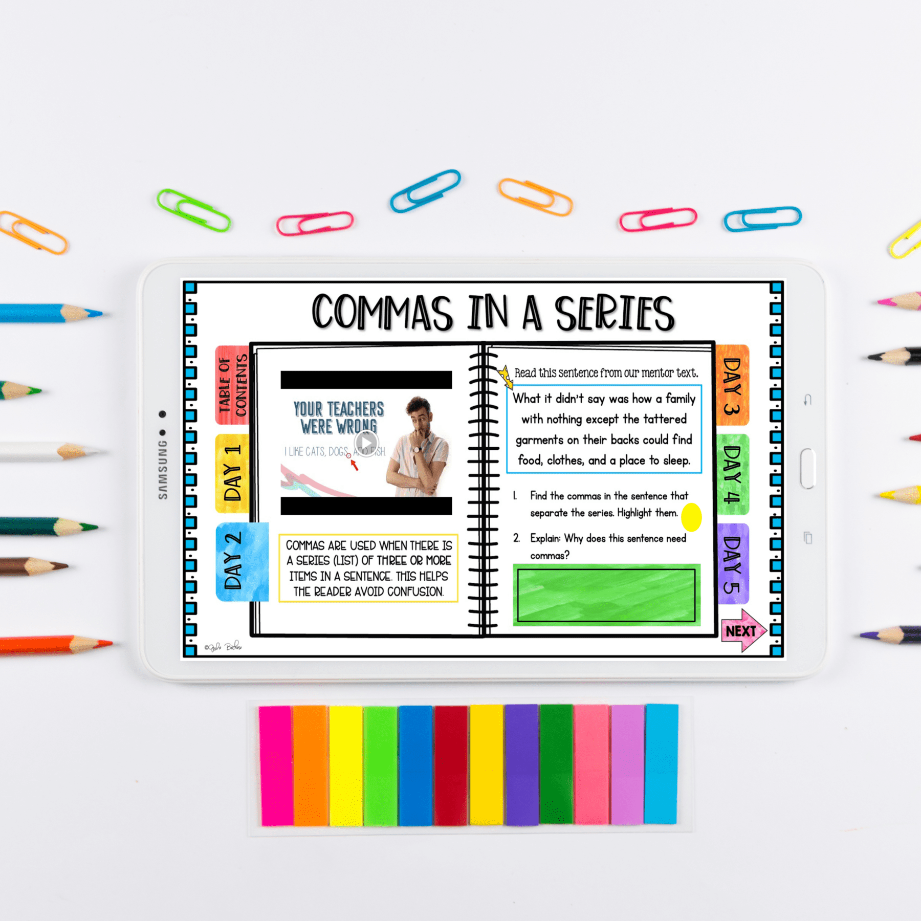 Mentor Text Unit The Oldest Student with Google Slides Distance Learning - Image 3
