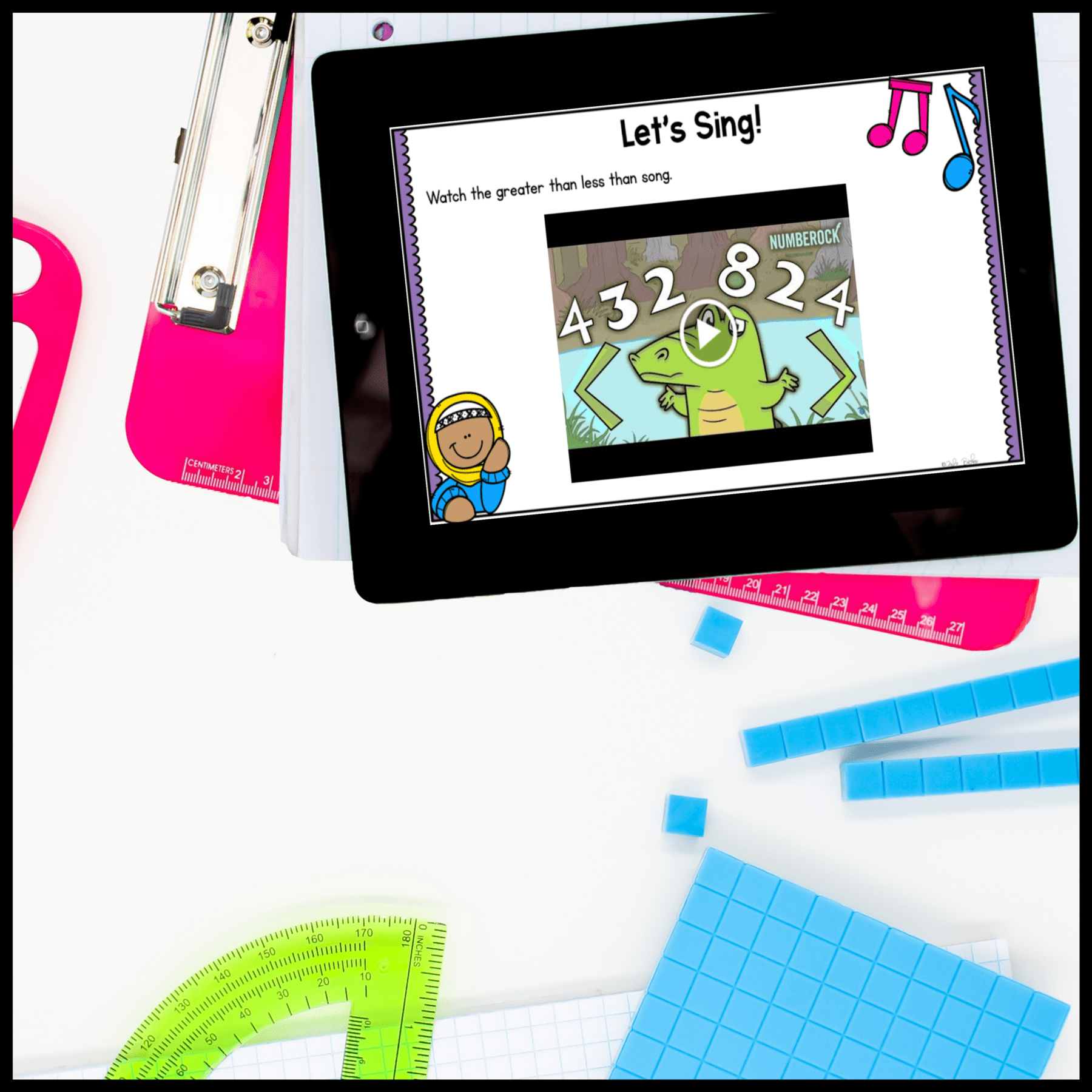 Greater Than Less Than - 2nd Grade Math Digital Mini Lesson - 2.NBT.A.4 - Image 3