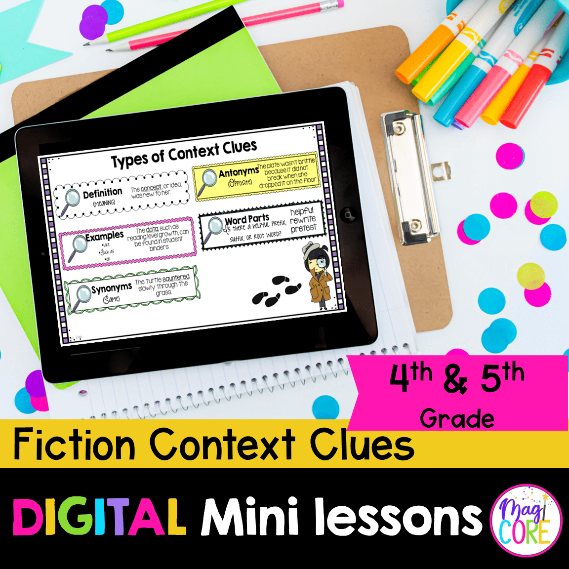 4th & 5th Grade Reading Mini Lessons Bundle - Google & Seesaw Distance Learning - Image 3