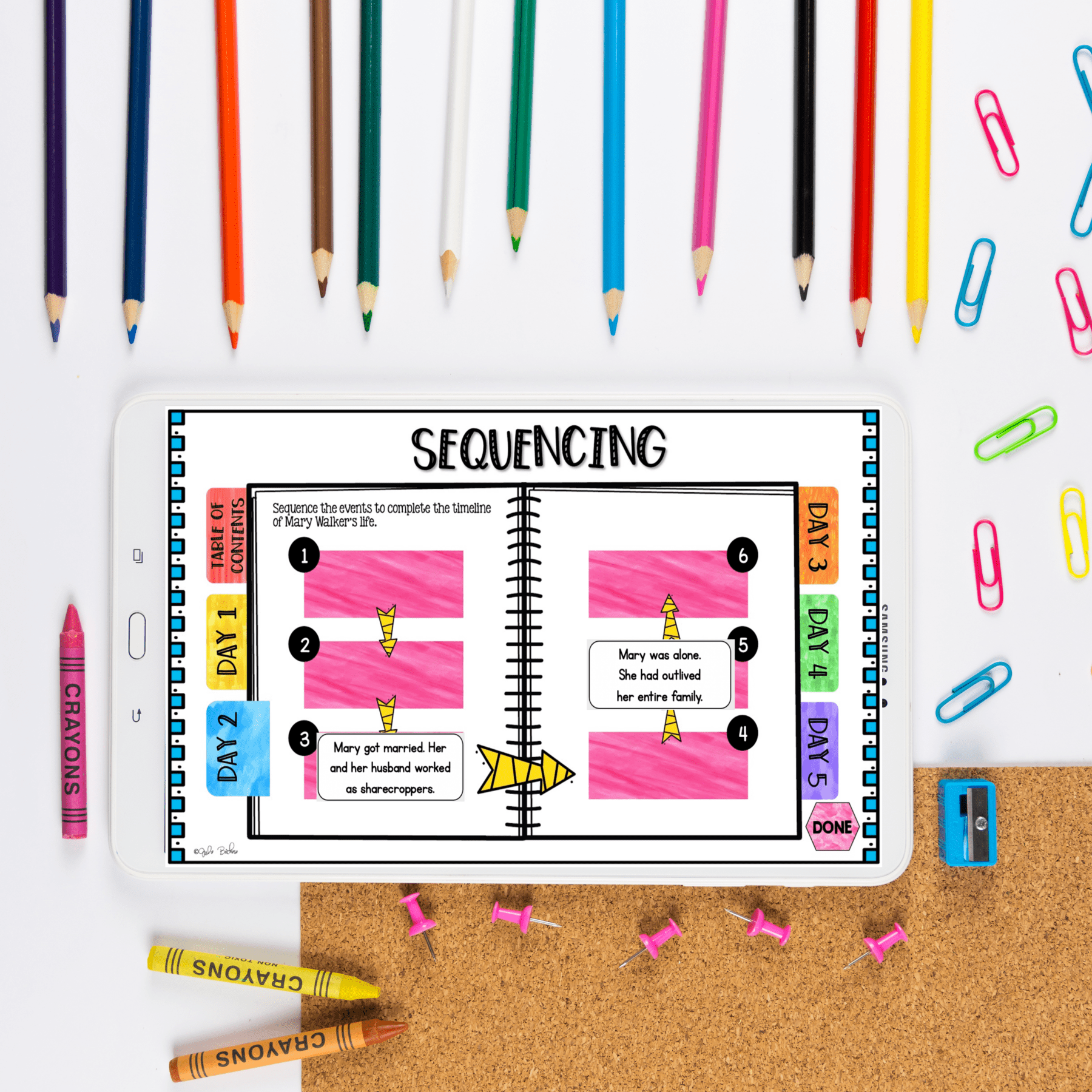 Mentor Text Unit The Oldest Student with Google Slides Distance Learning - Image 4