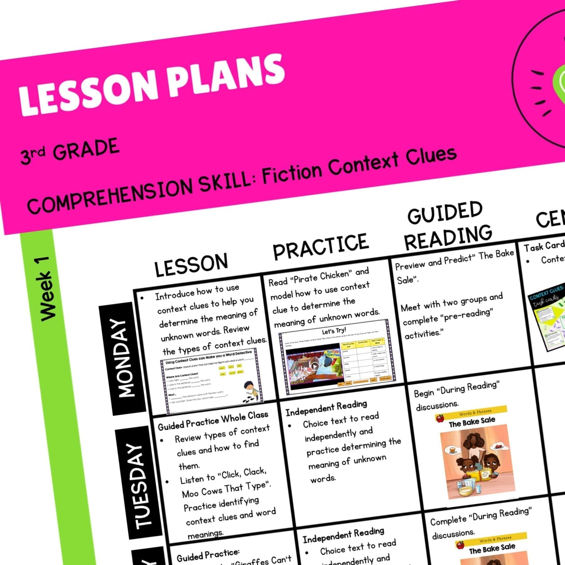 Context Clues in Literature Skill Pack Bundle – RL.3.4 – Print & Digital - Image 2