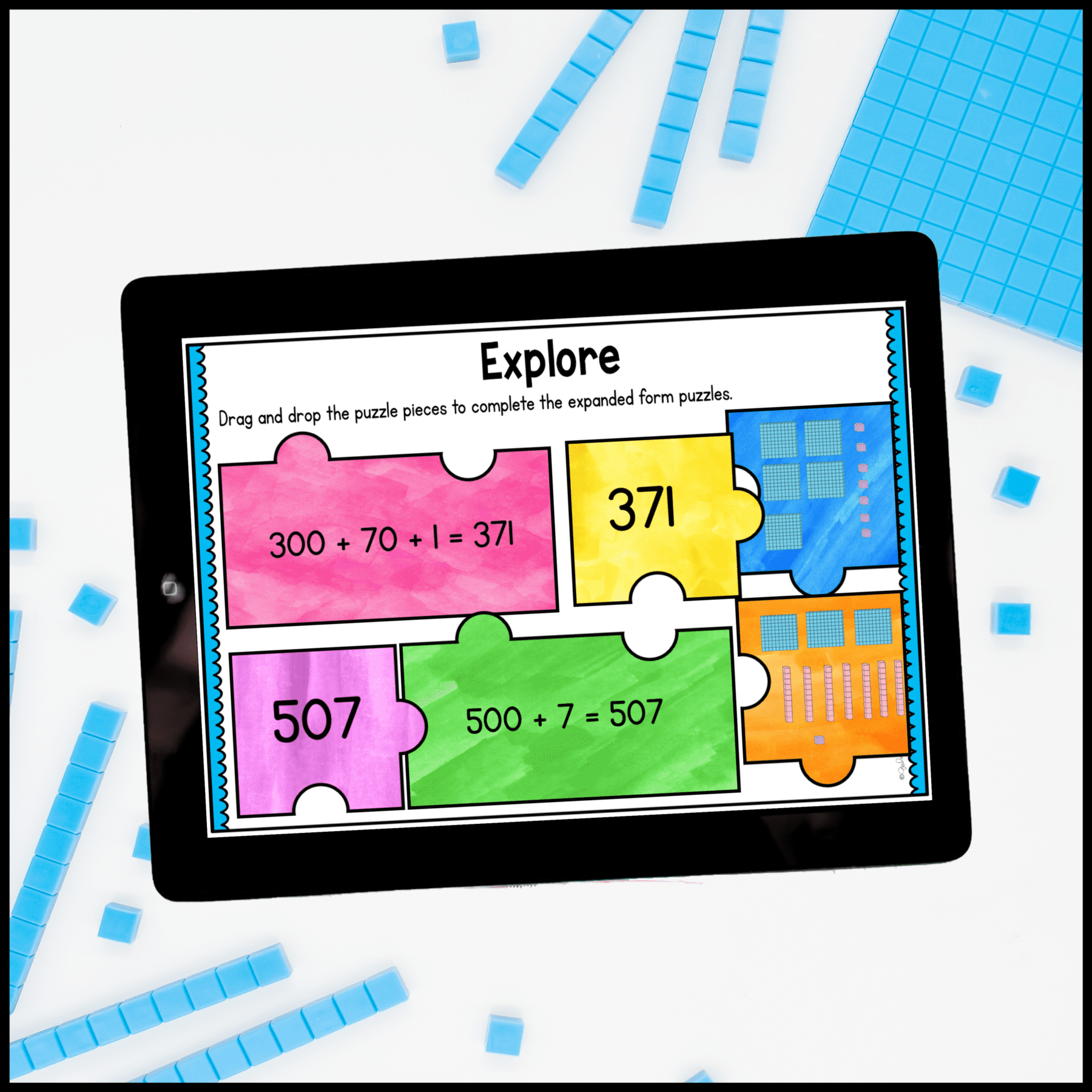 Read & Write Numbers to 1000 - 2nd Grade Math Digital Mini Lesson - 2.NBT.A.3 - Image 4