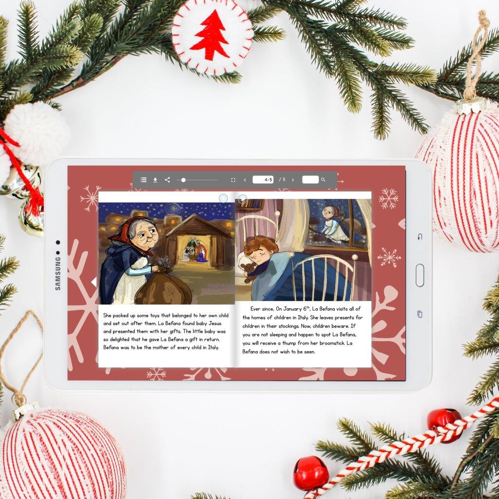 Mentor Text Unit The Legend of Old Befana with Google Slides Distance Learning - Image 11