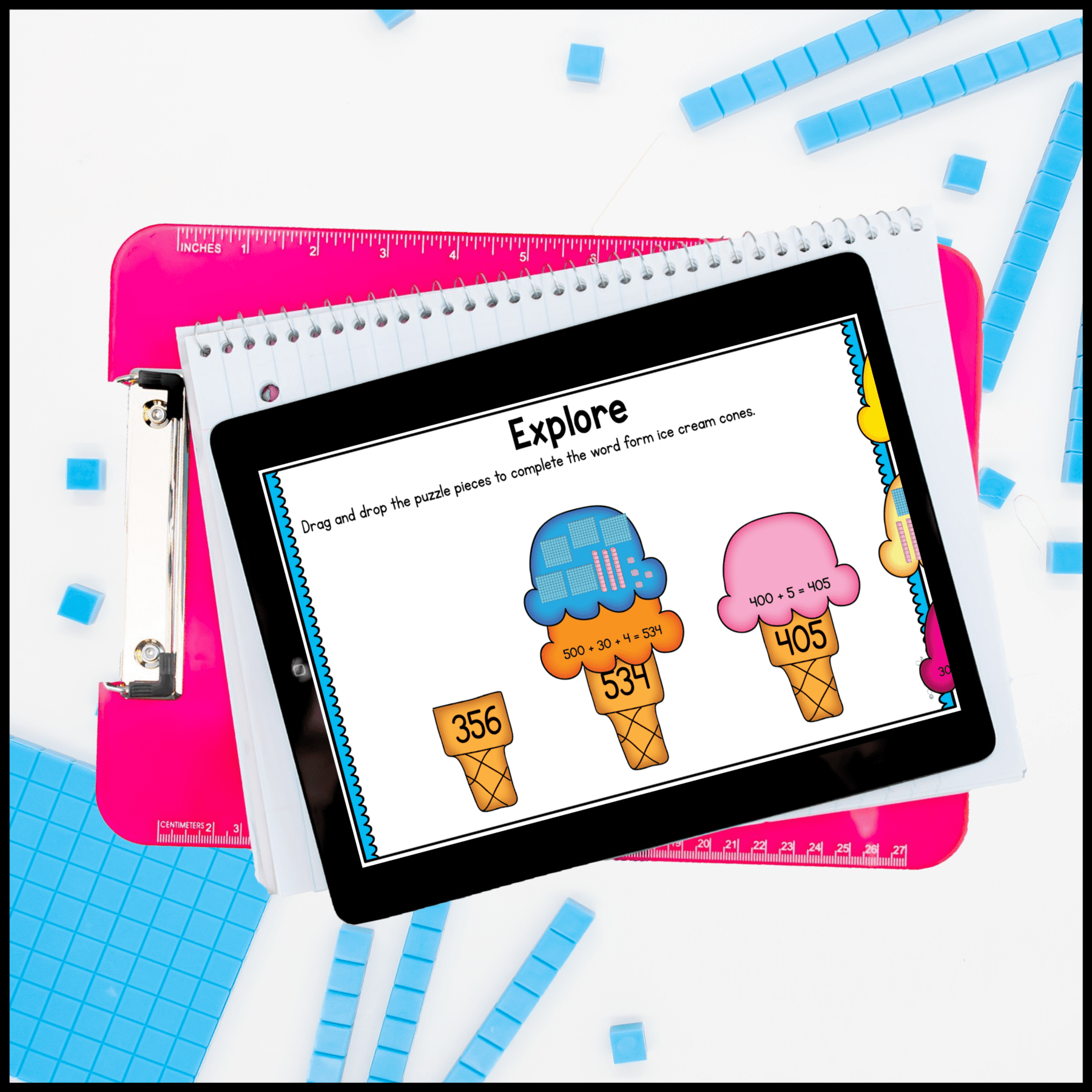 Read & Write Numbers to 1000 - 2nd Grade Math Digital Mini Lesson - 2.NBT.A.3 - Image 5