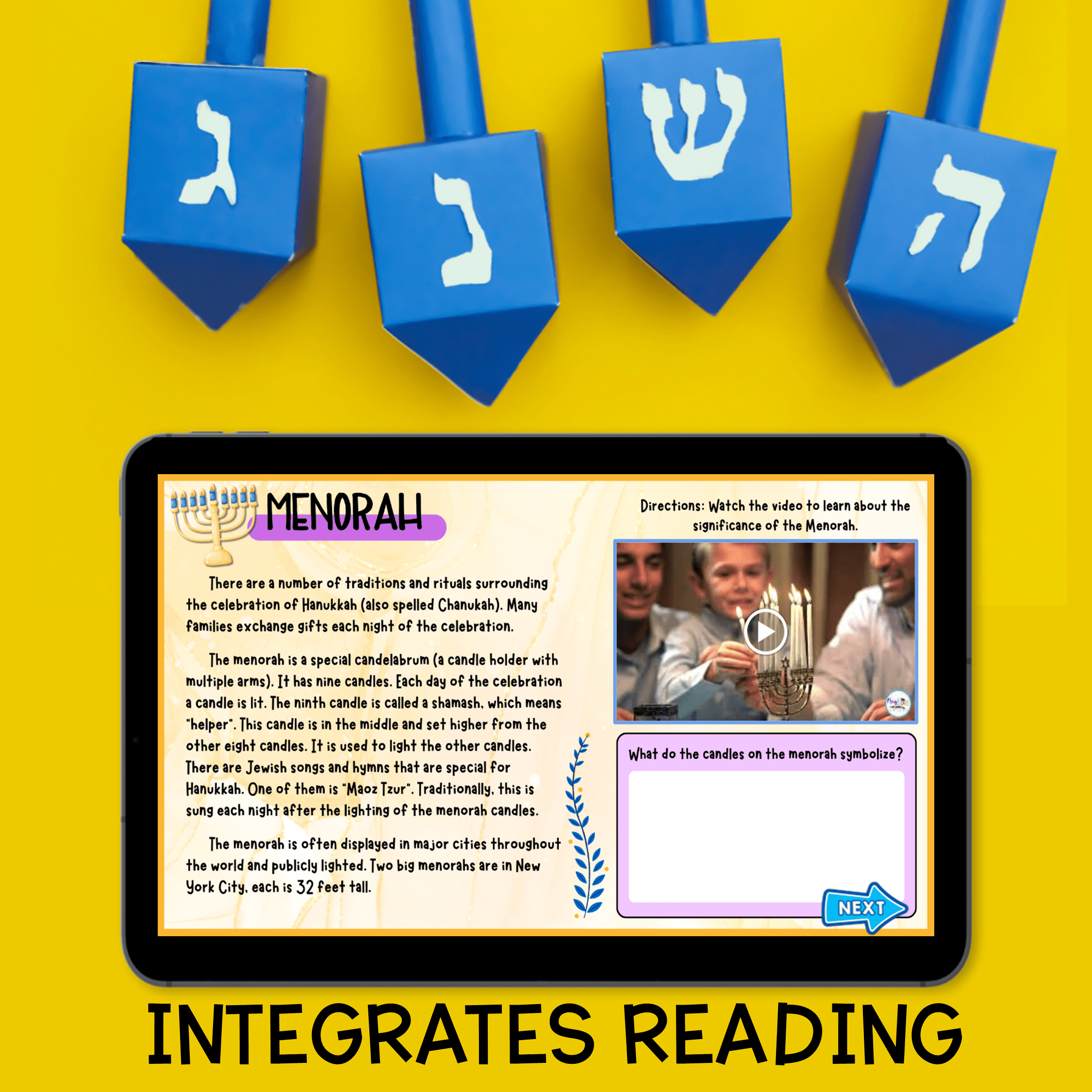 Hanukkah Virtual Field Trip Digital Resource Holidays Around the World Activity - Image 5