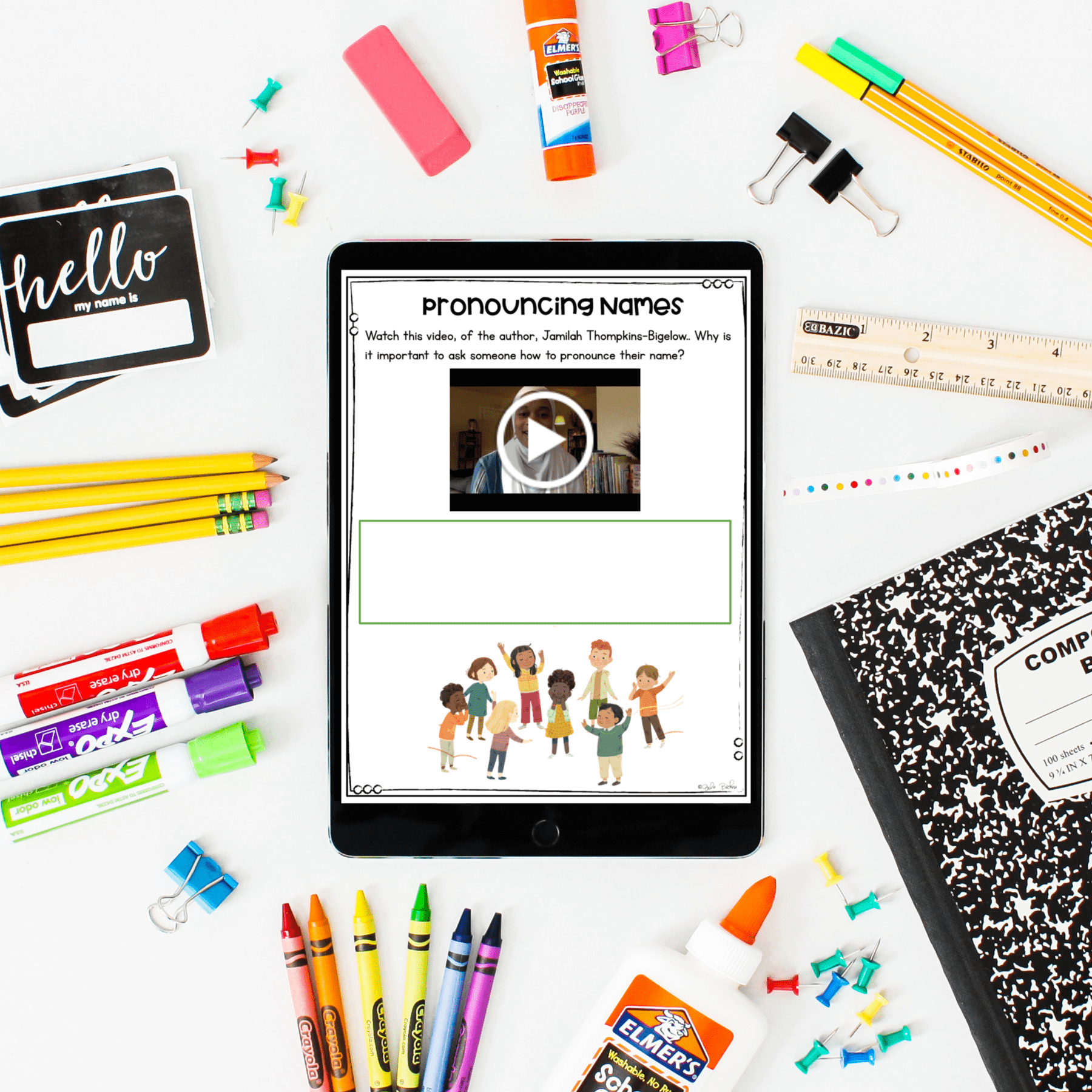 Your Name is a Song Mentor Text Unit with Google Slides Distance Learning - Image 7