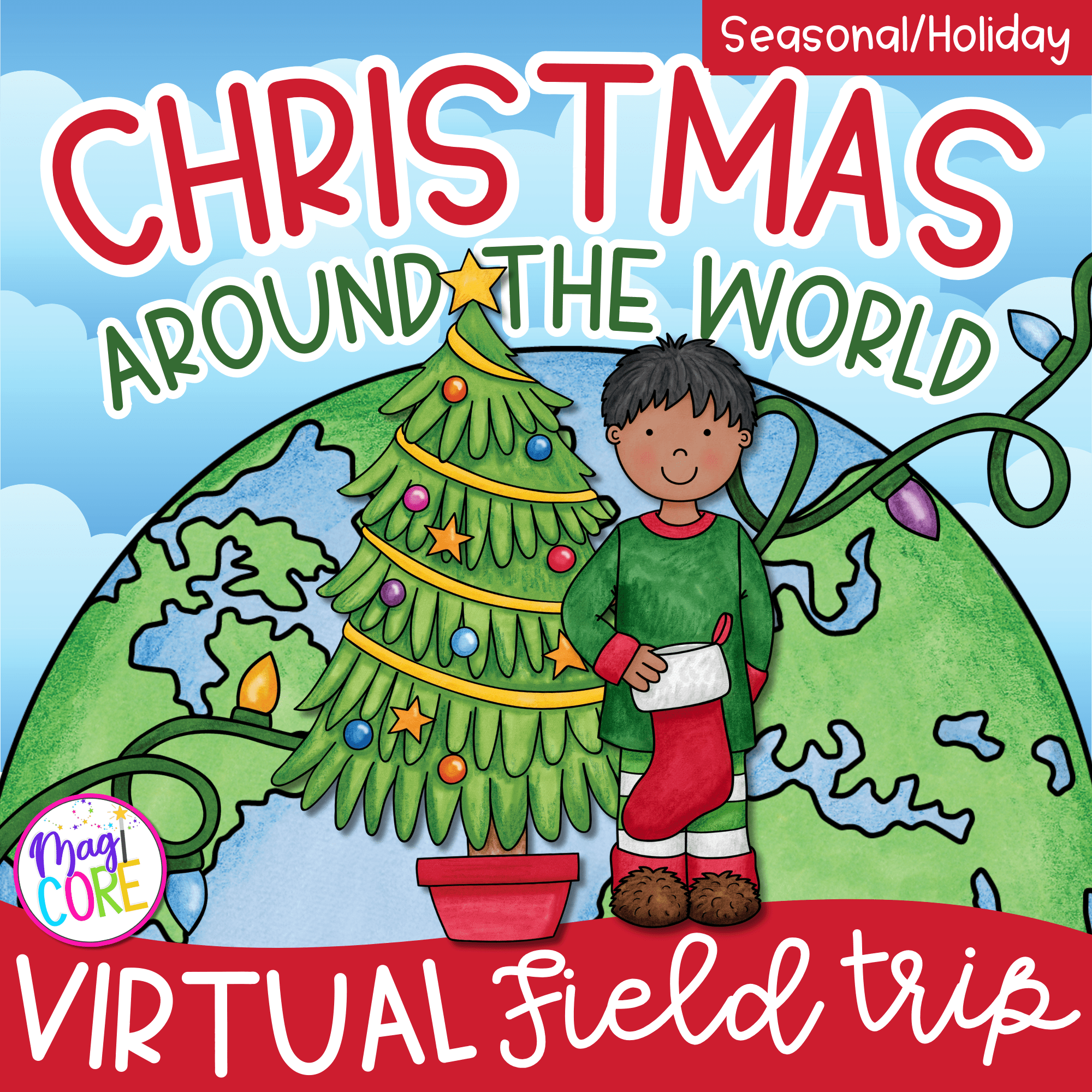 Virtual Field Trip Christmas Around the World Google Slides Digital Resource