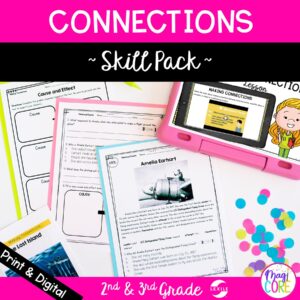 Connections in Nonfiction Skill Pack Bundle – RI.2.3 & RI.3.3 - Print & Digital