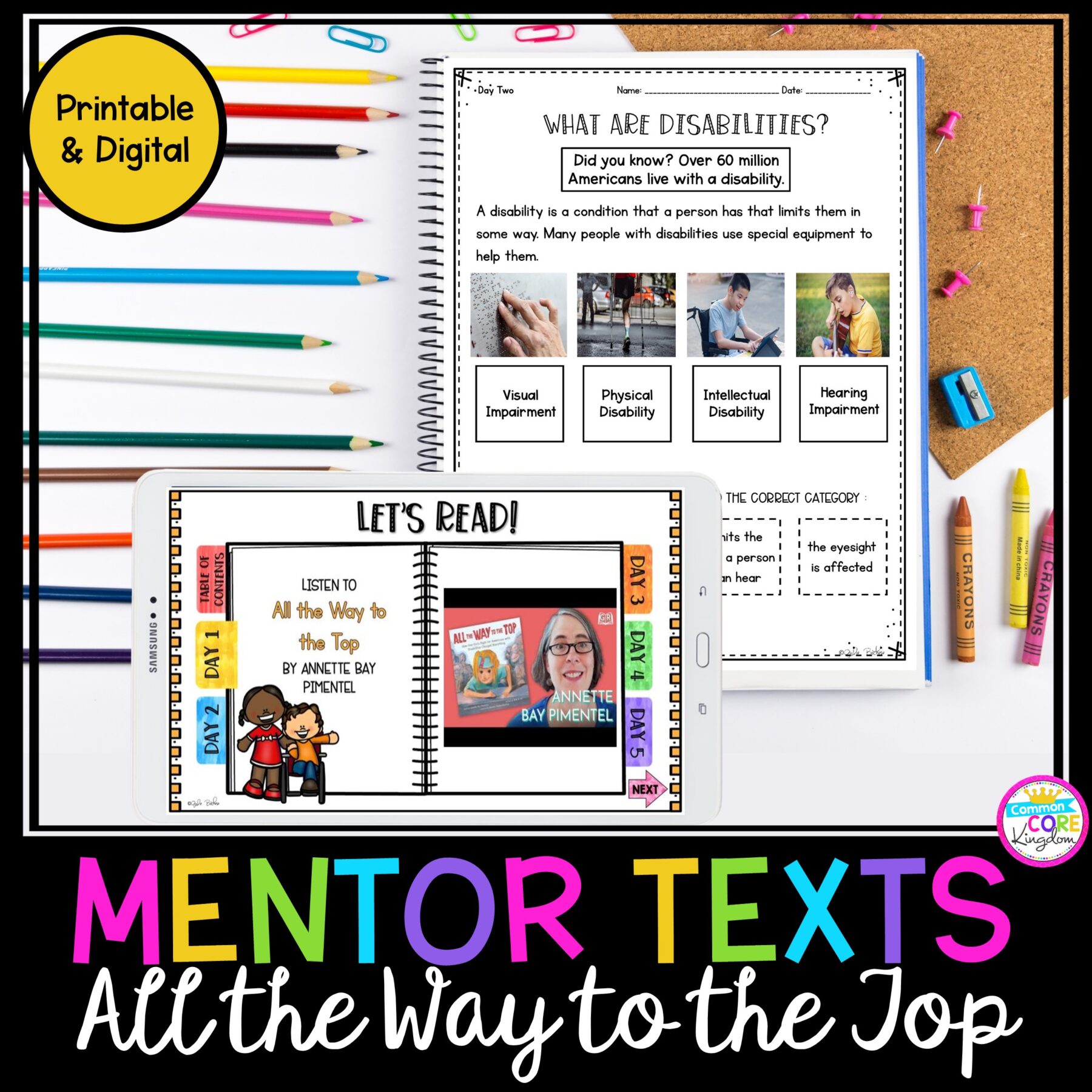 All the Way to the Top Mentor Text Unit