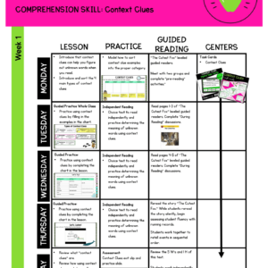Lesson Plans Grades 2-3 Context Clues
