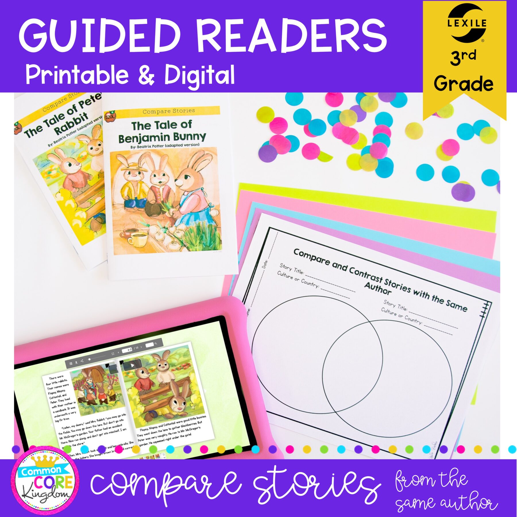Compare Stories Skill Pack Bundle – RL.3.9 – Print & Digital - Image 8