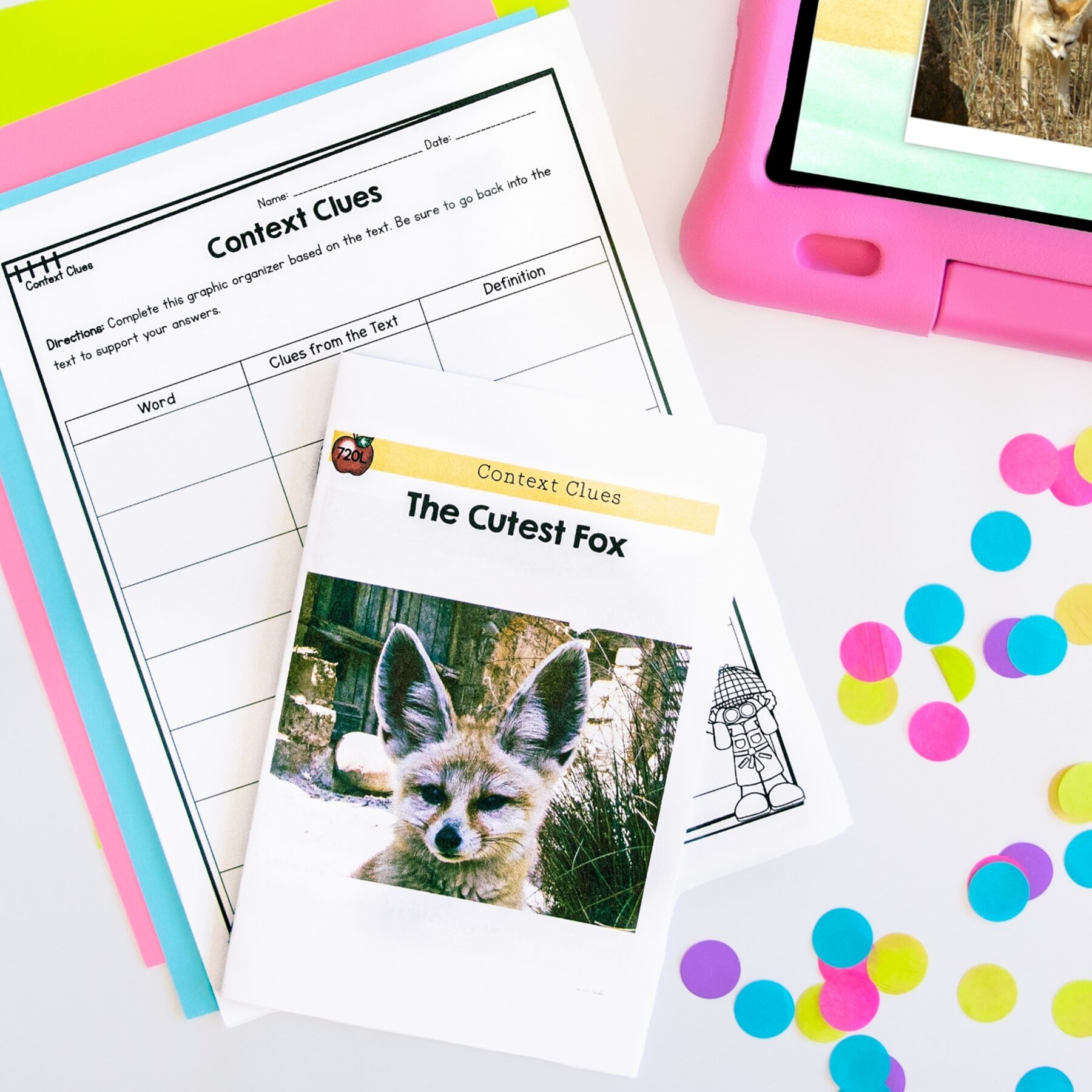 Context Clues Guided Reading Preview 3