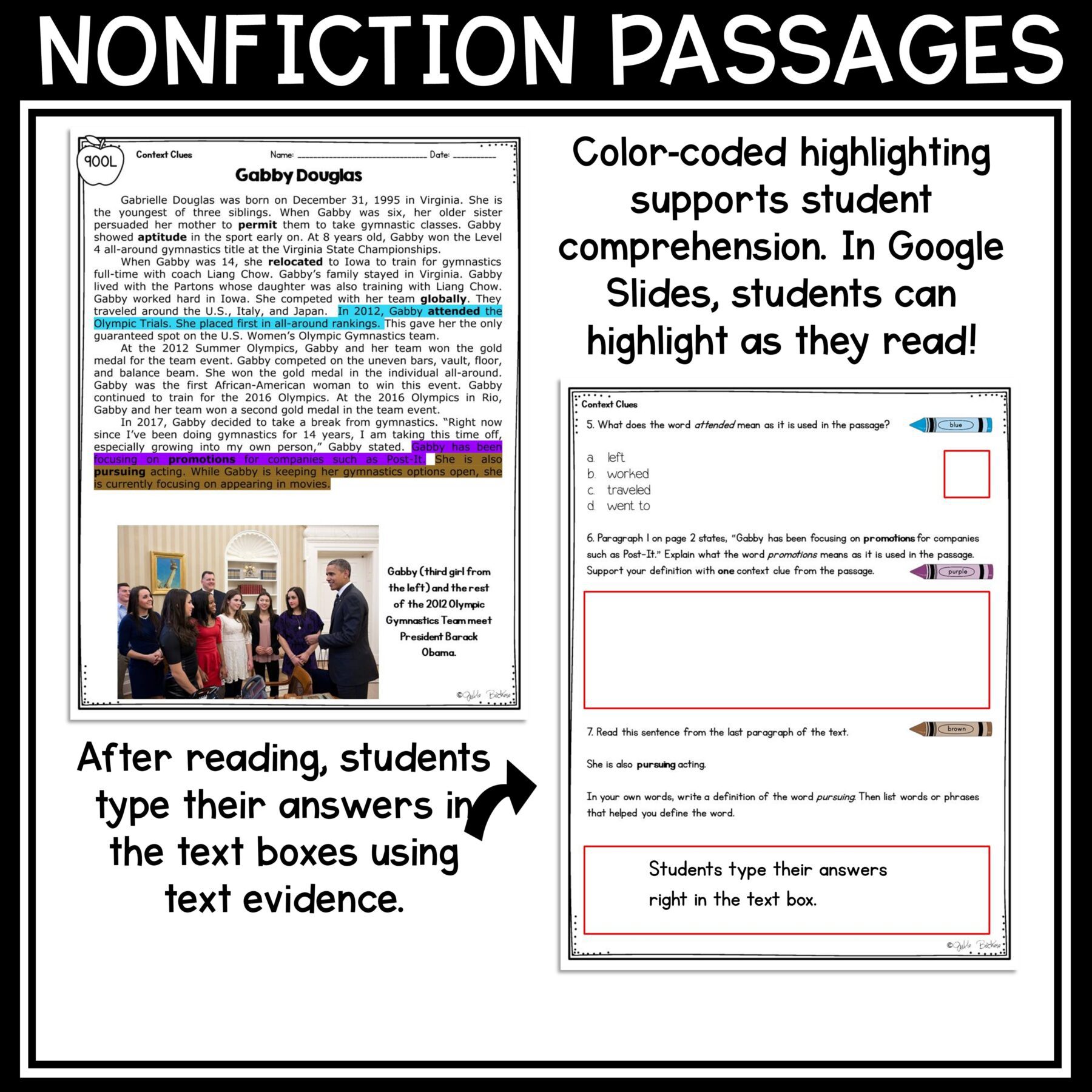 Context Clues in Nonfiction Skill Pack Bundle – RI.4.4 & 5.4 – Print & Digital - Image 8