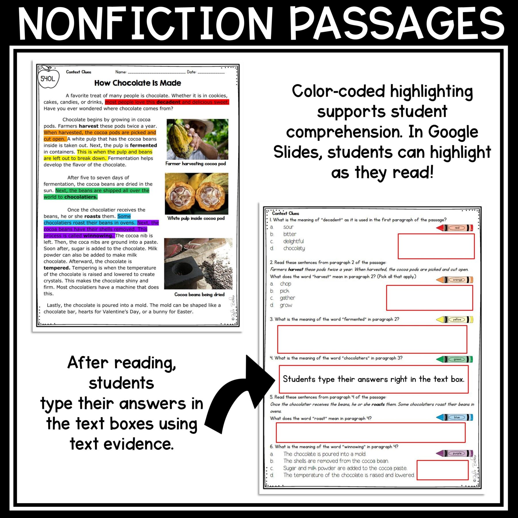 Context Clues Core Comprehension Preview 2