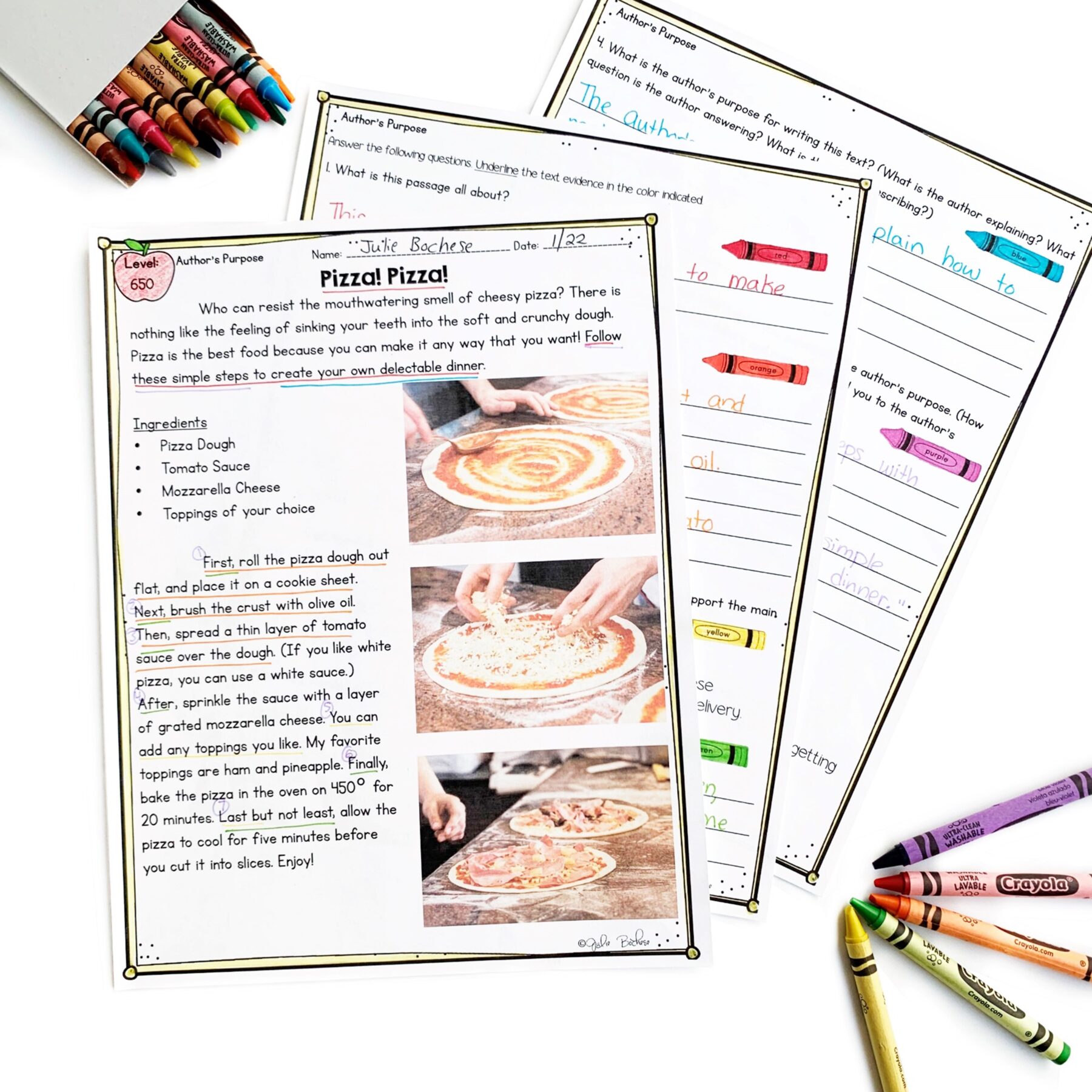 Author’s Purpose Reading Comprehension Unit RI.2.6 – Print & - Image 14
