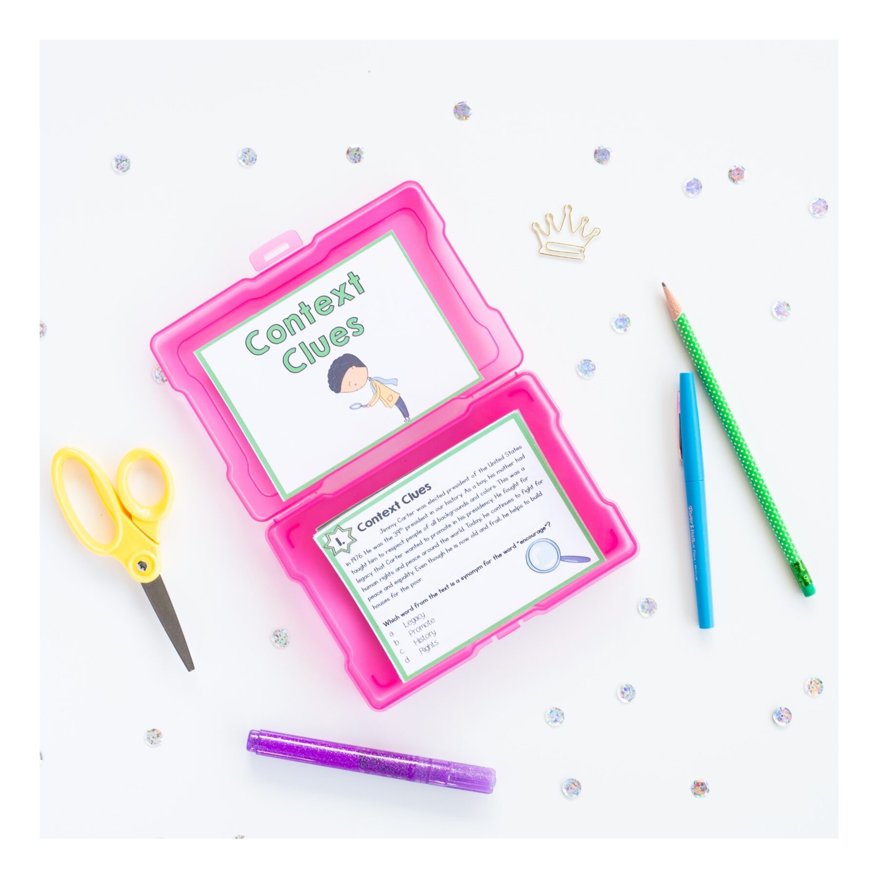 Context Clues in Nonfiction Skill Pack Bundle – RI.4.4 & 5.4 – Print & Digital - Image 12