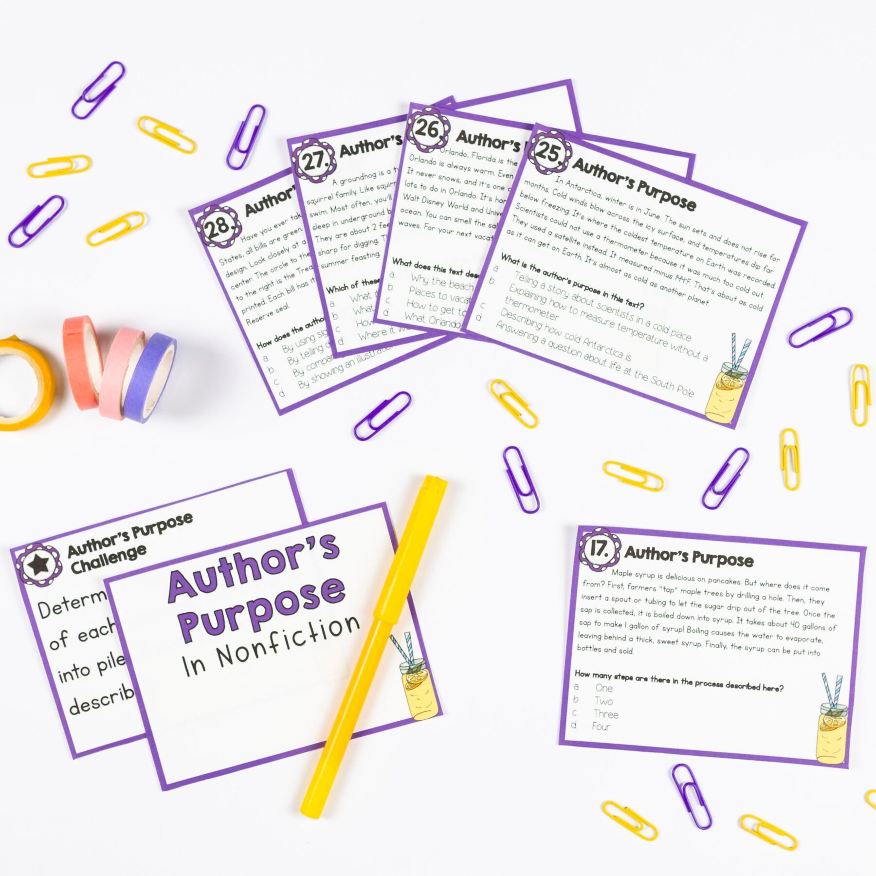 Author’s Purpose Reading Comprehension Unit RI.2.6 – Print & - Image 16