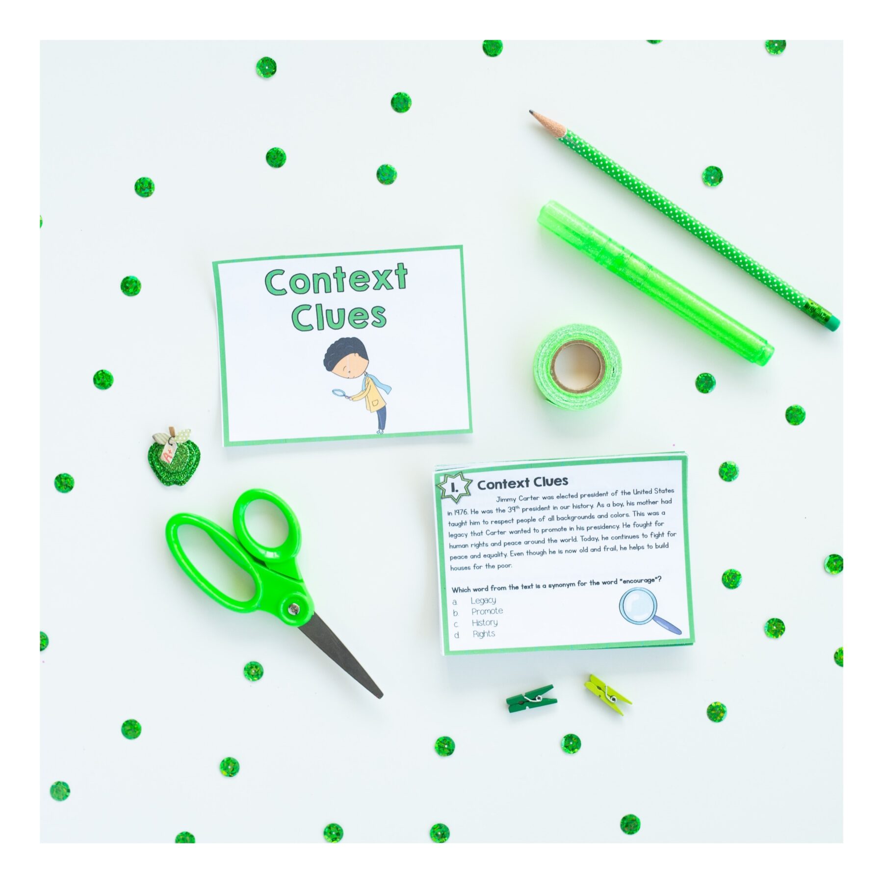 Context Clues in Nonfiction Skill Pack Bundle – RI.4.4 & 5.4 – Print & Digital - Image 13