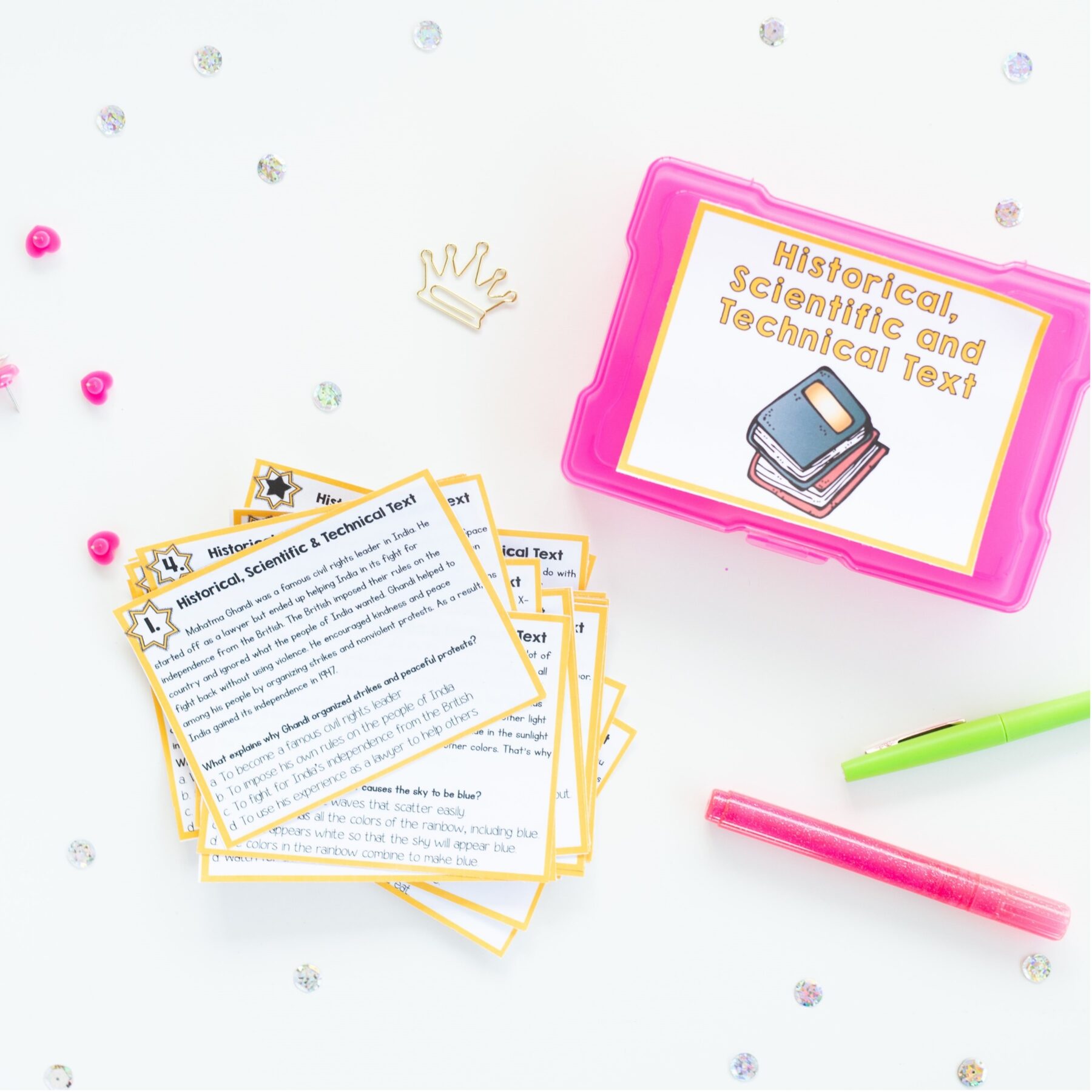 Historical, Scientific, Technical Texts Skill Pack Bundle – RI.4.3 & RI.5.3 - Image 17