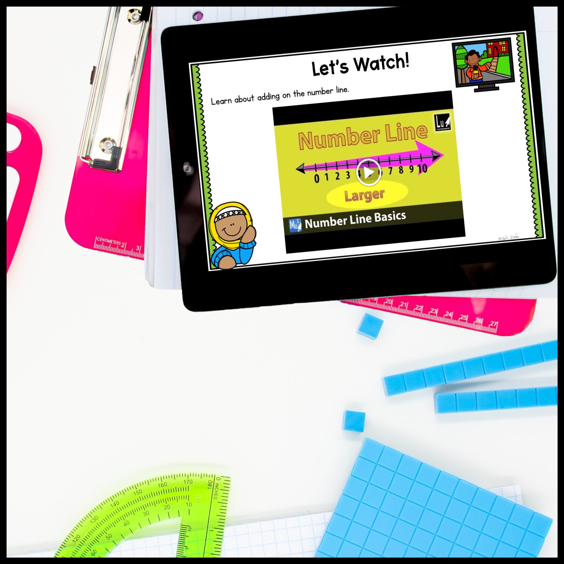 Add Using the Open Number Line - 2nd Grade Math Digital Mini Lesson - 2.NBT.B.5 - Image 3