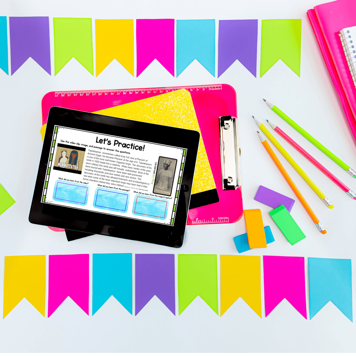 Digital Lessons: Multiple Sources - RI.5.7 - Google Slides & Seesaw - Image 3