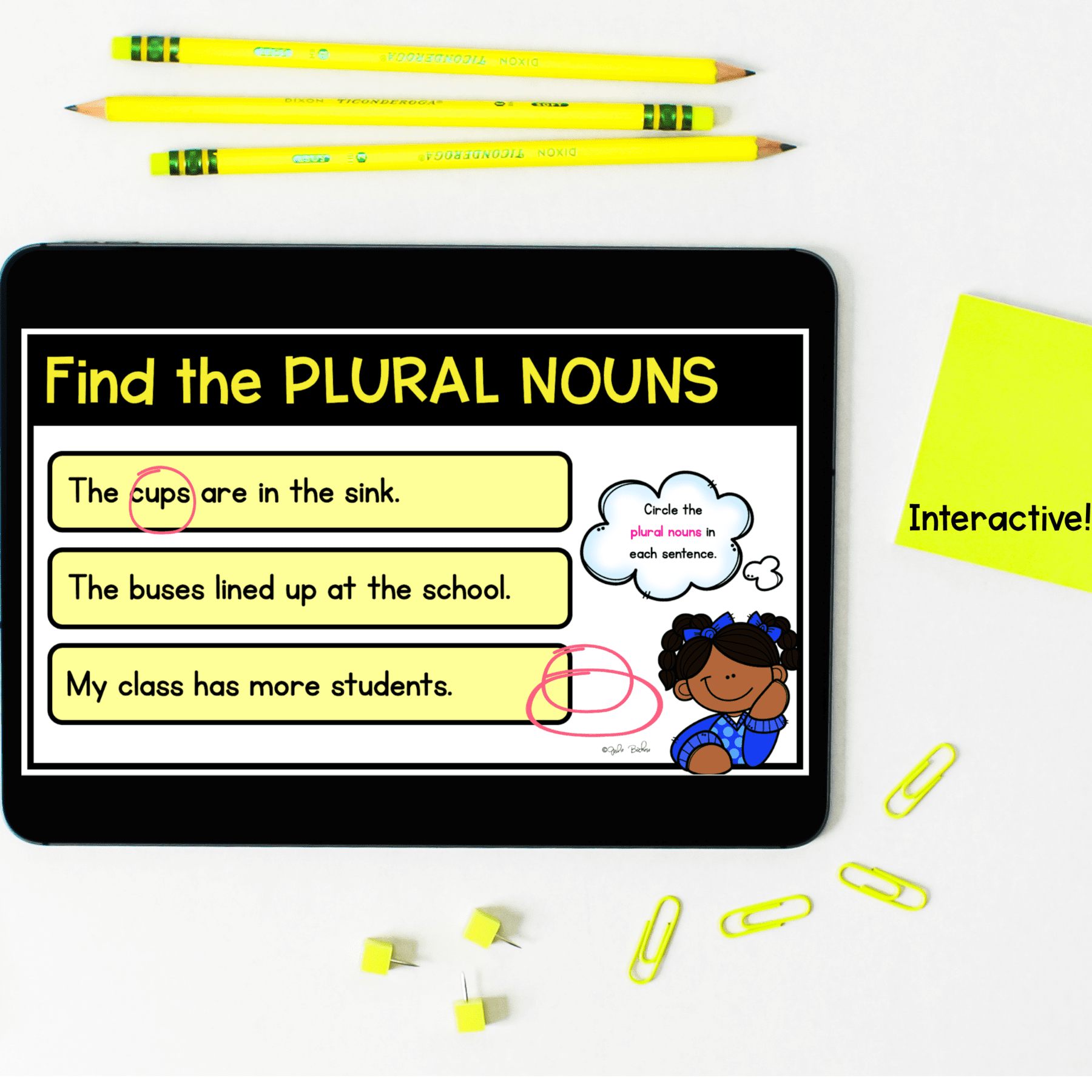 Singular Plural Noun in Google Slides